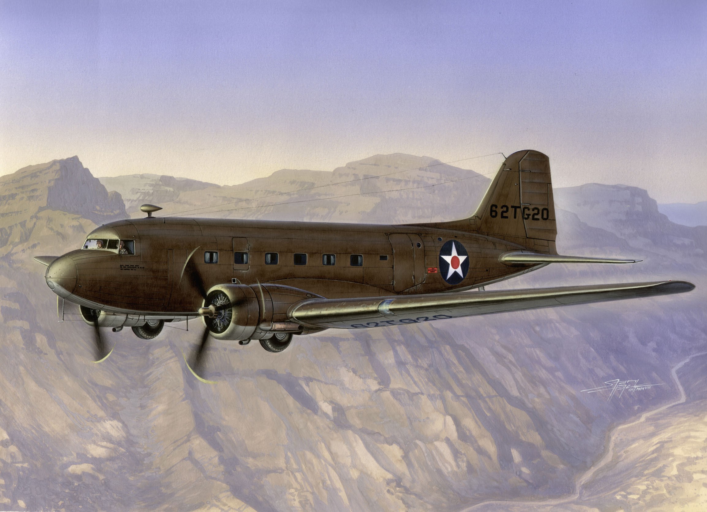 рисунок C-39 US Army Transport Plane