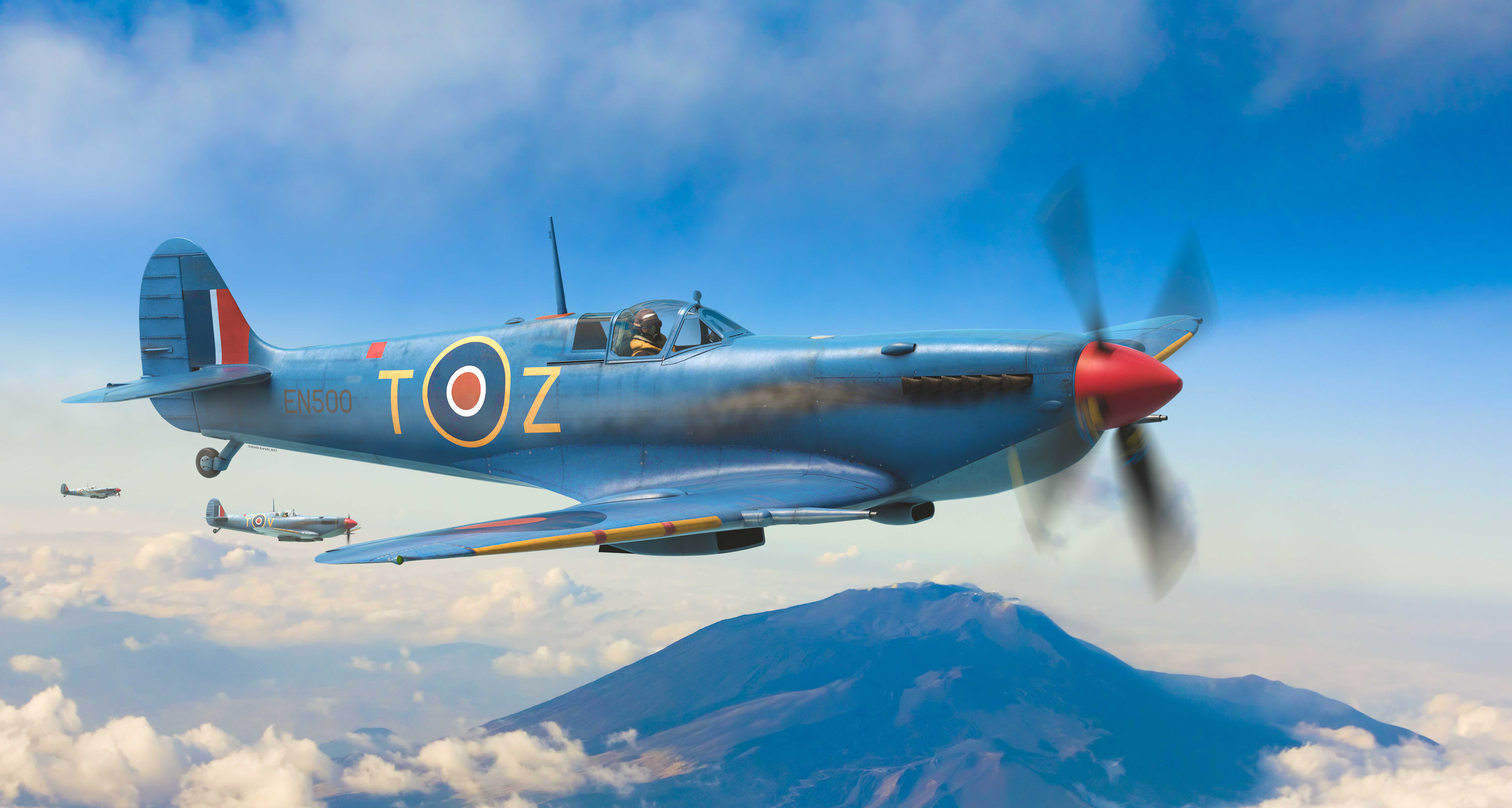 рисунок Spitfire F Mk.IX