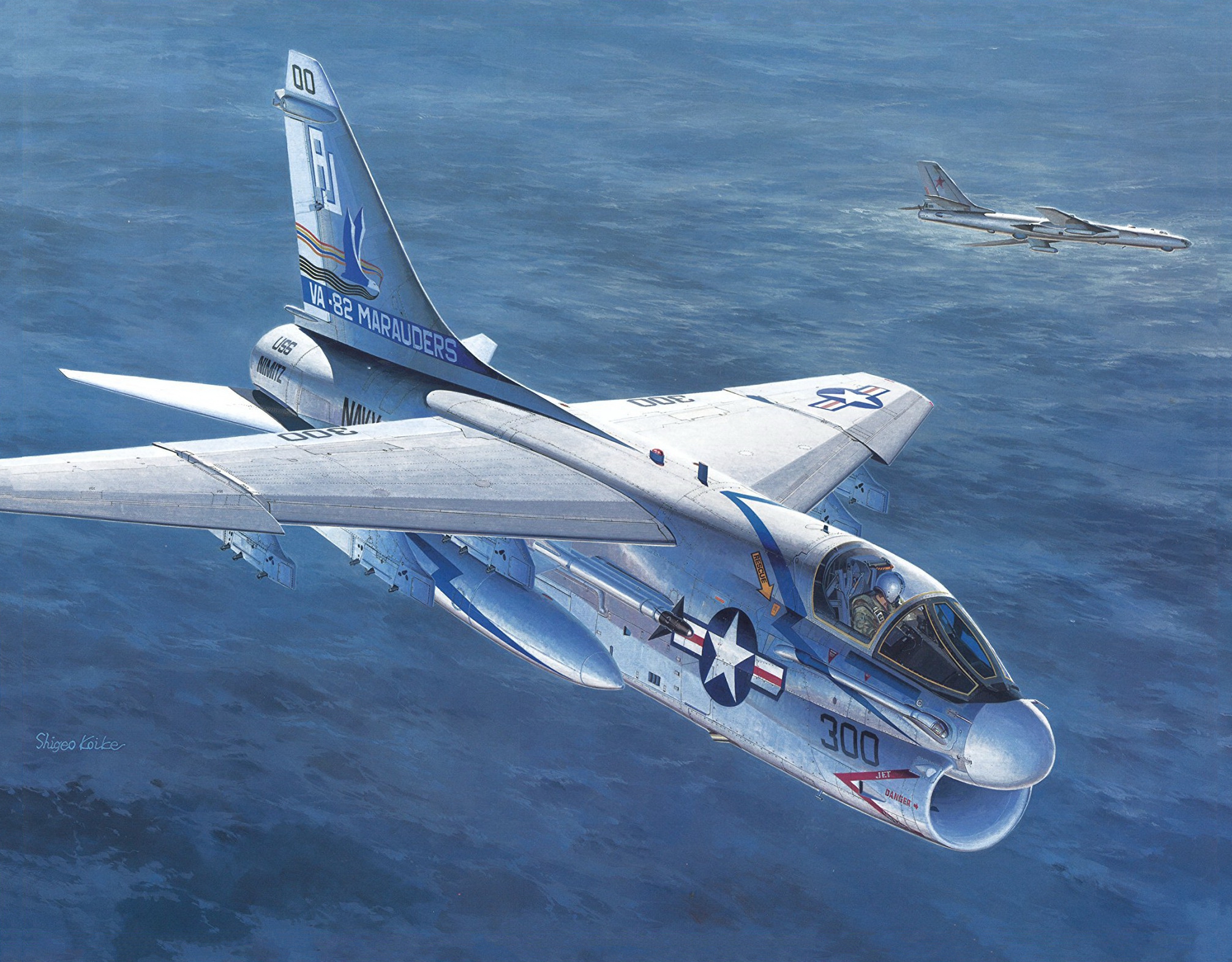 рисунок A-7D/E Corsair II (US Air Force/Navy Attacker)