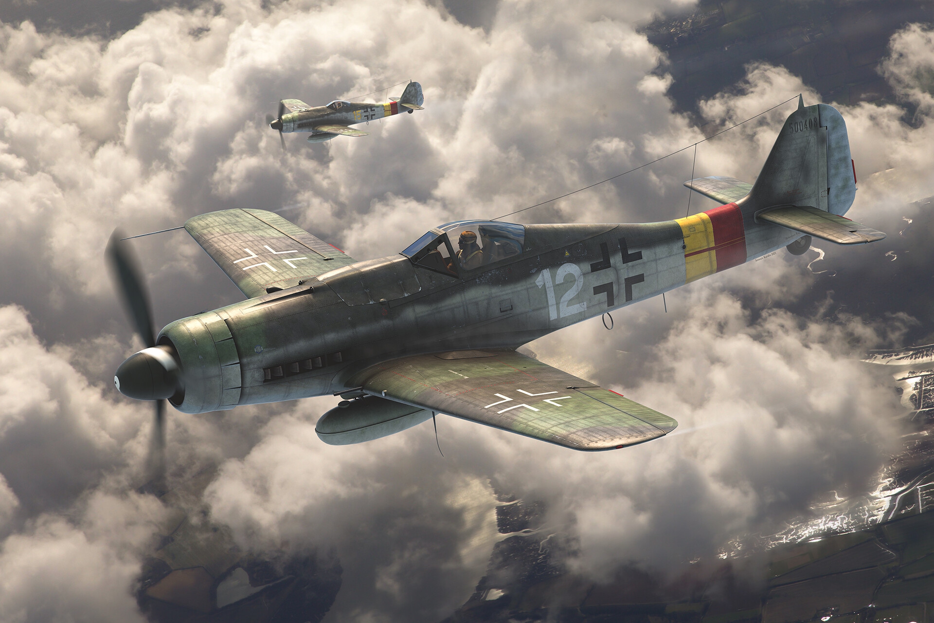 рисунок Focke-Wulf Fw 190D-9