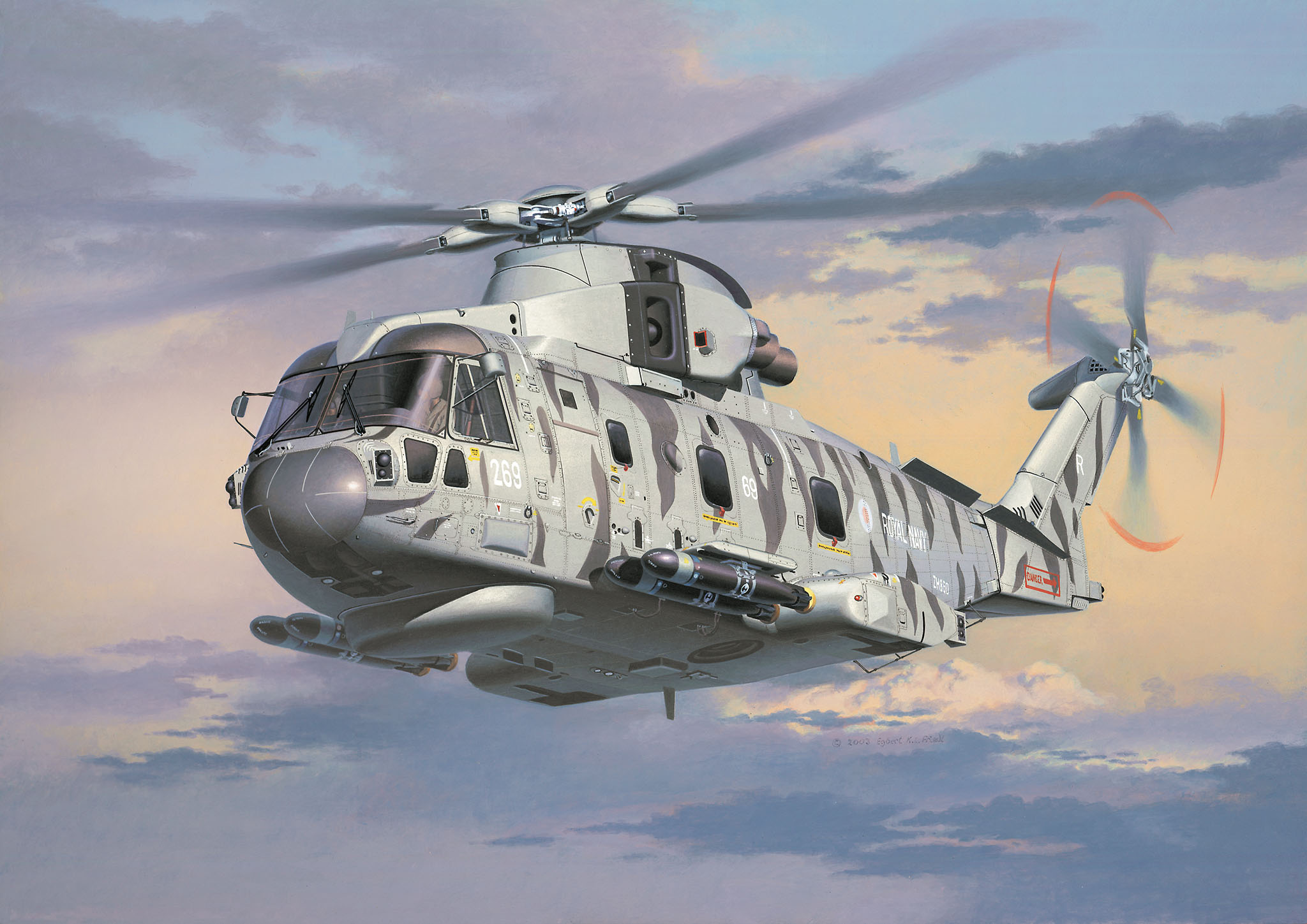 рисунок EH-101 Merlin HMA.1