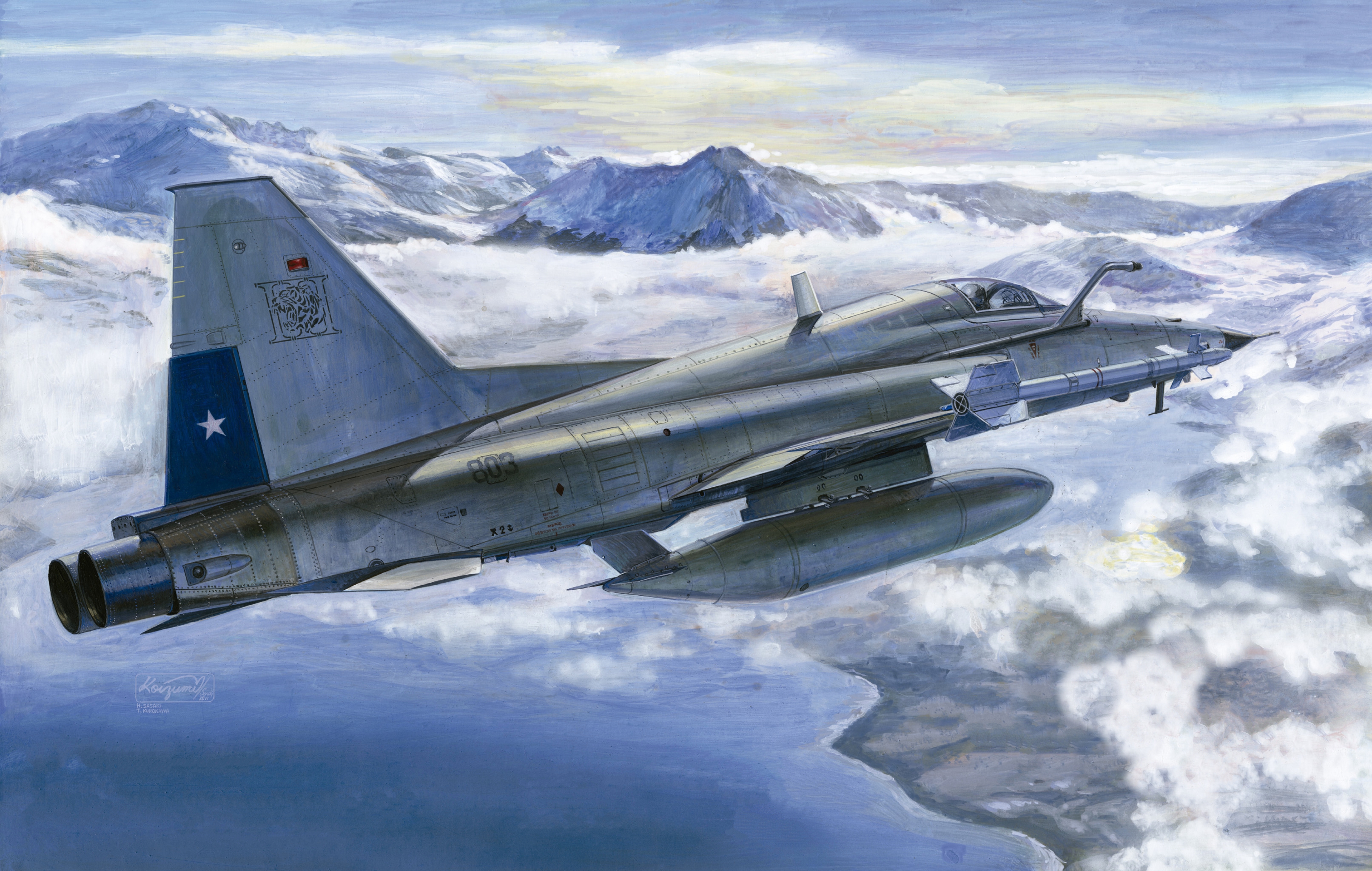 рисунок F-5E Tiger III