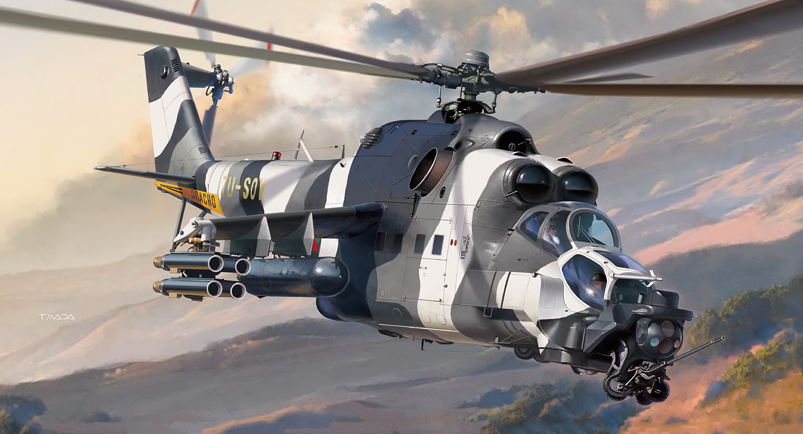 рисунок Mi-24/35 Mk.III Super Hind