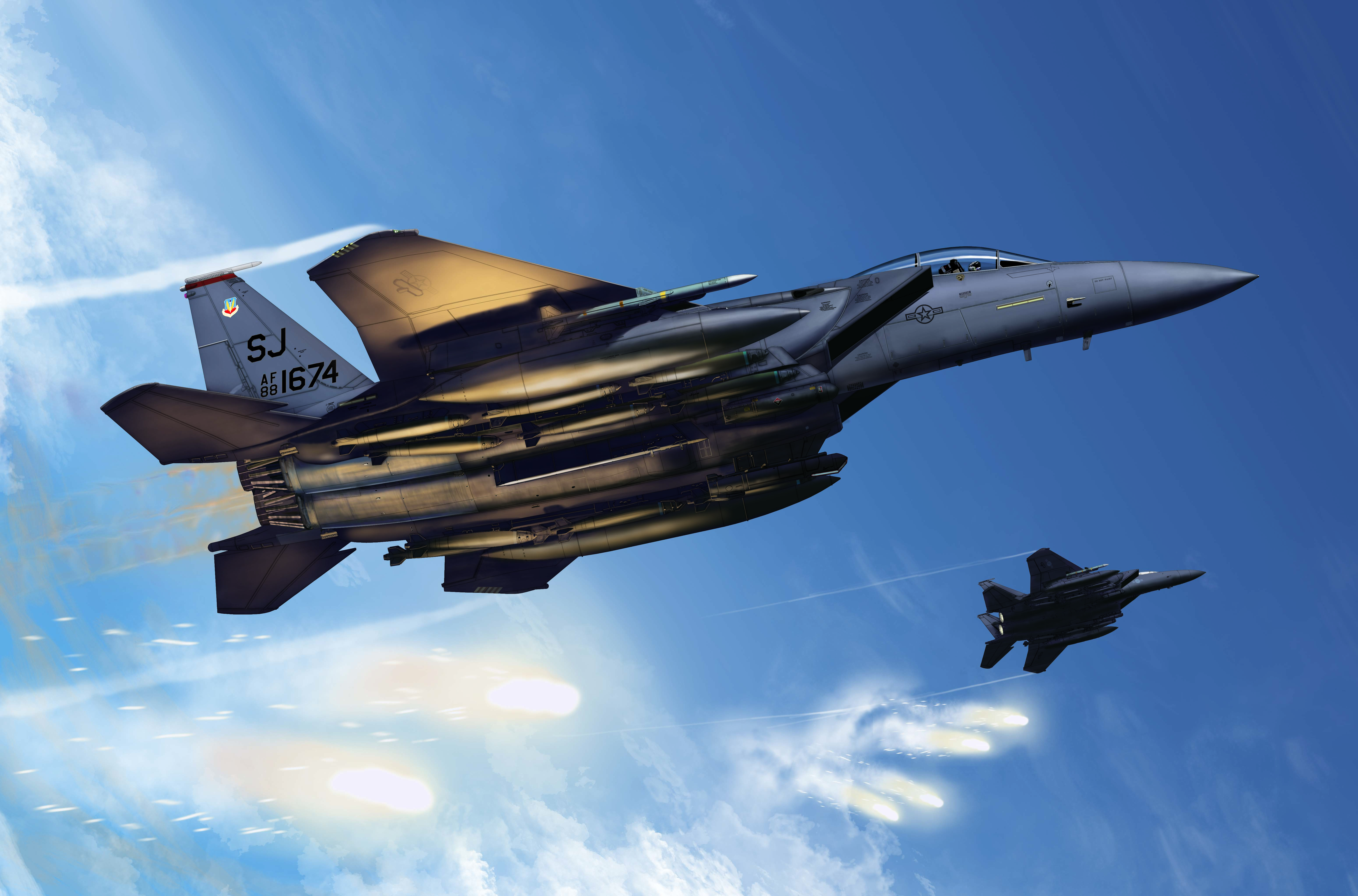 рисунок USAF F-15E