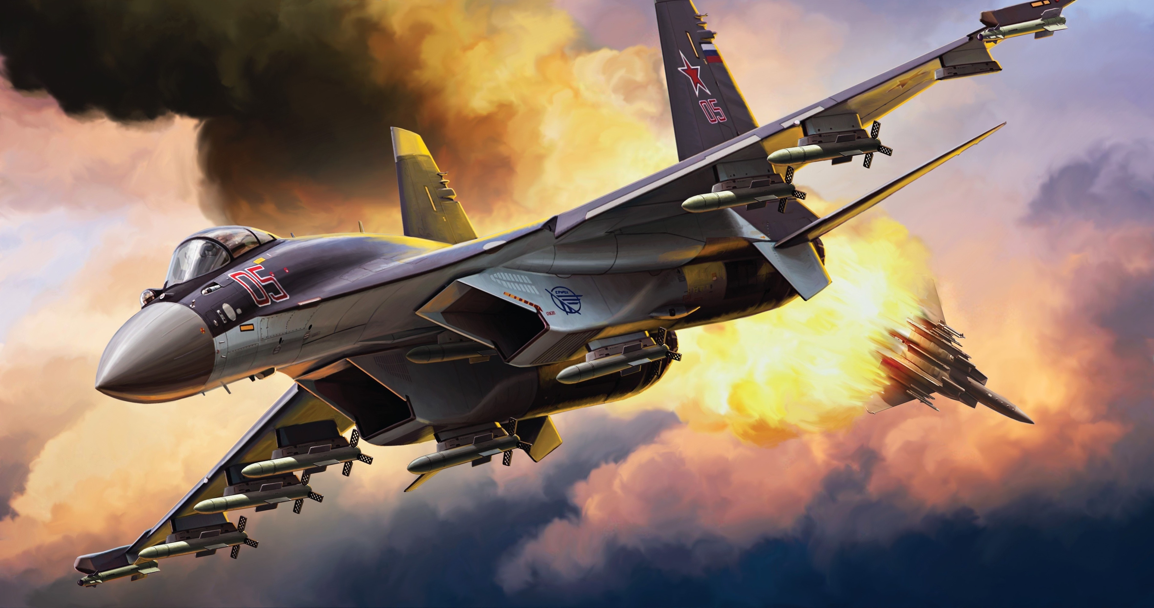рисунок Су-35