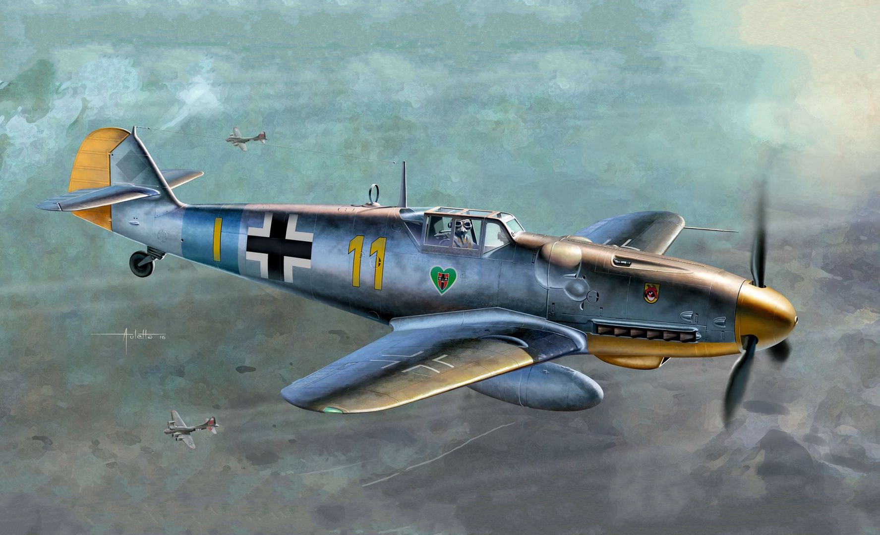 рисунок Messerschmitt Bf 109G-5