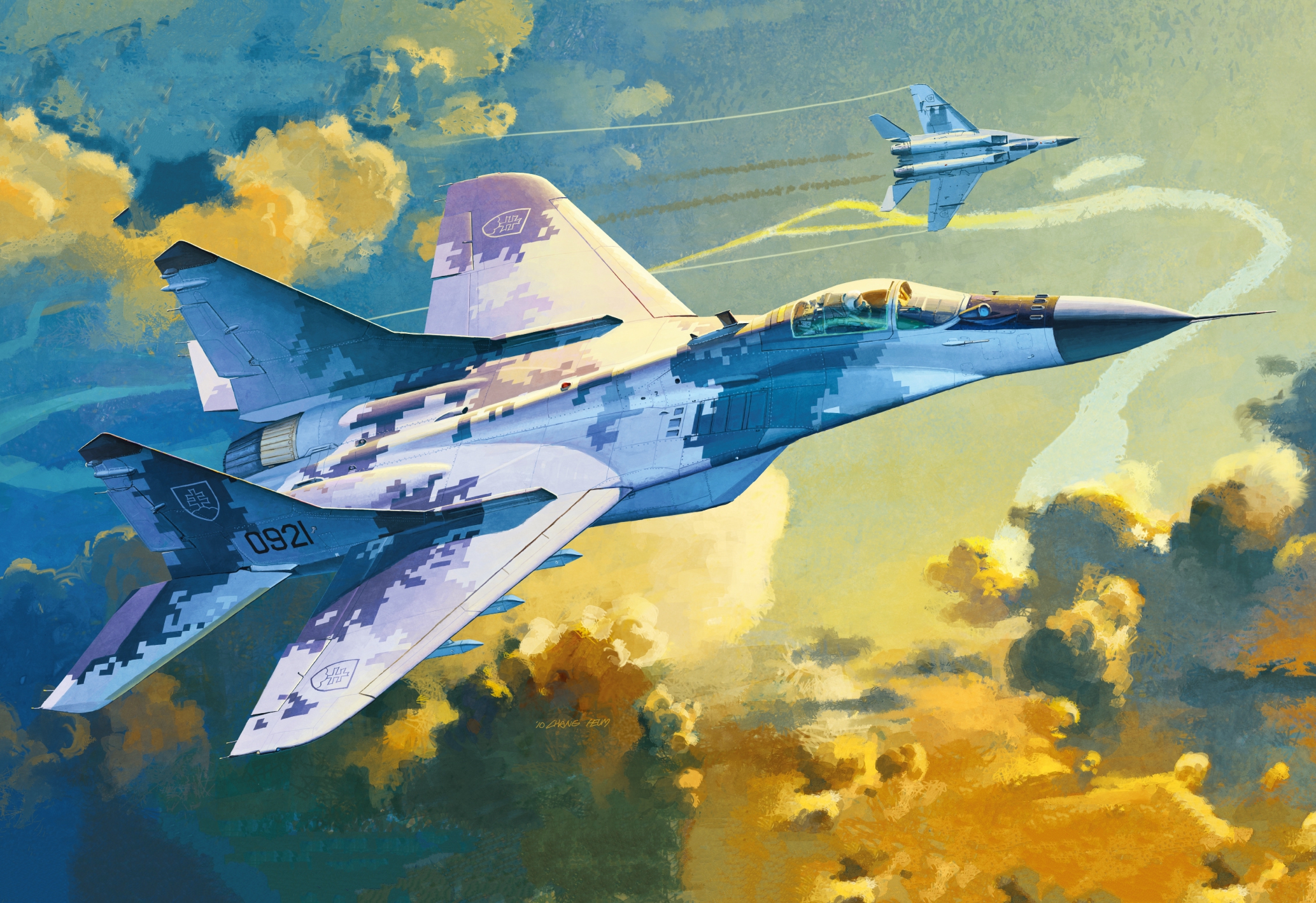 рисунок MiG-29AS