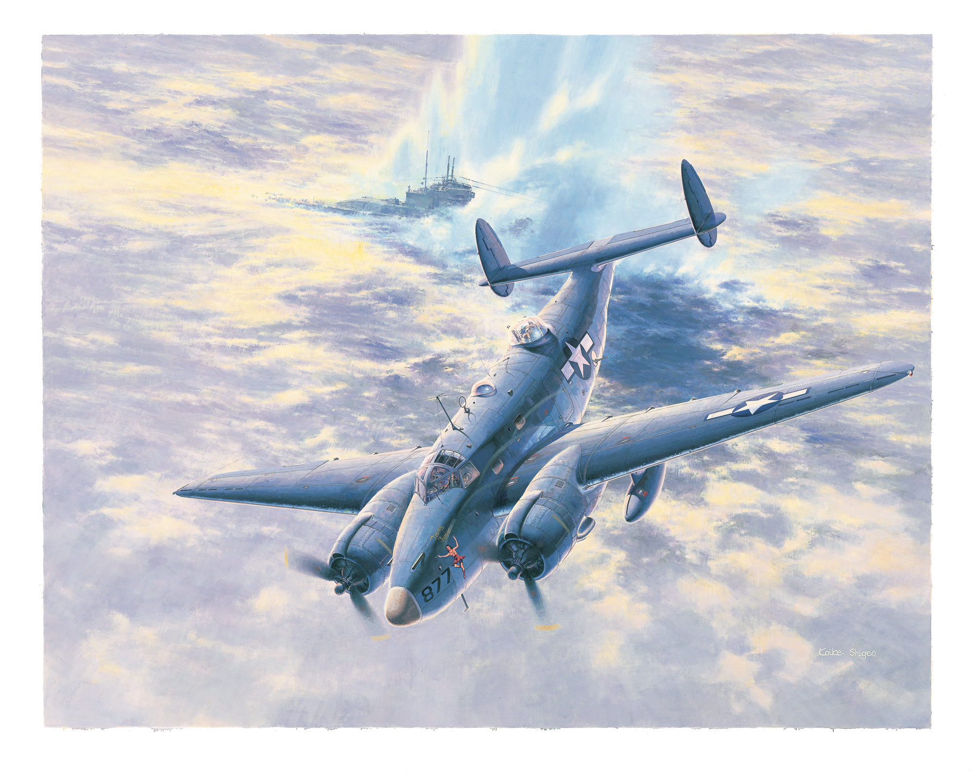 рисунок Lockheed PV-1 Ventura
