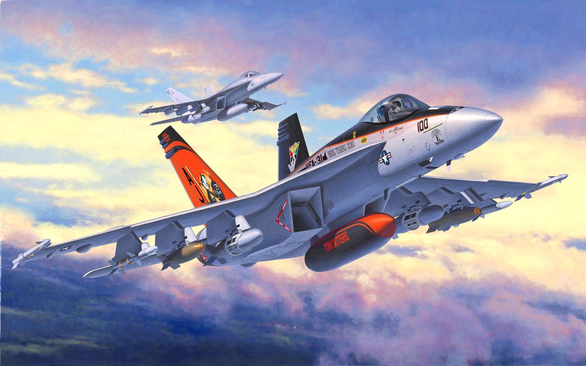 рисунок F/A-18E Super Hornet