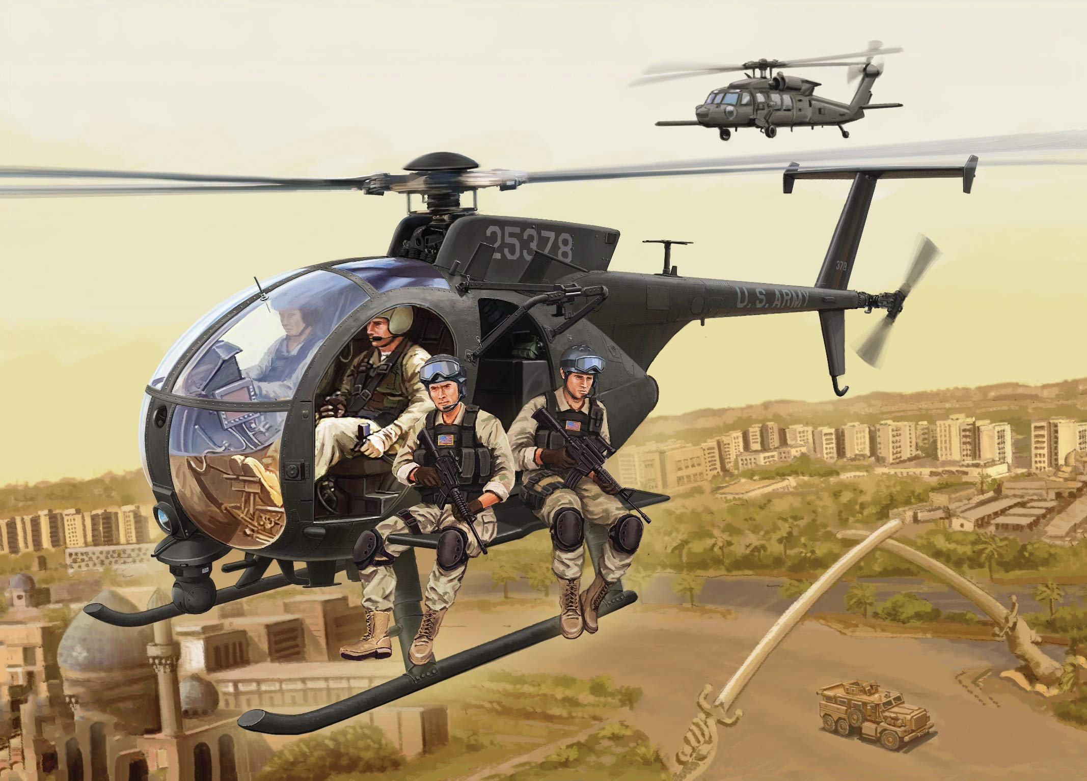 рисунок AH-6M/MH-6M
