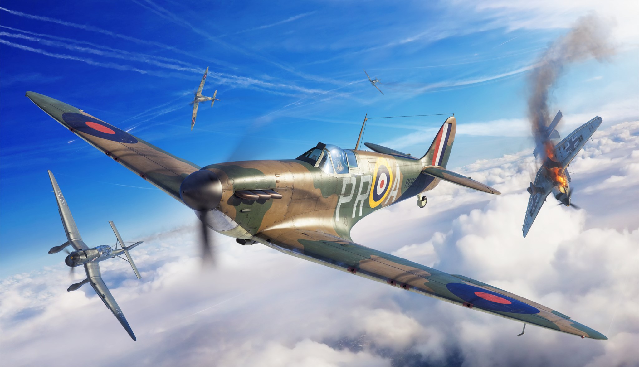 рисунок Spitfire Mk.Ia