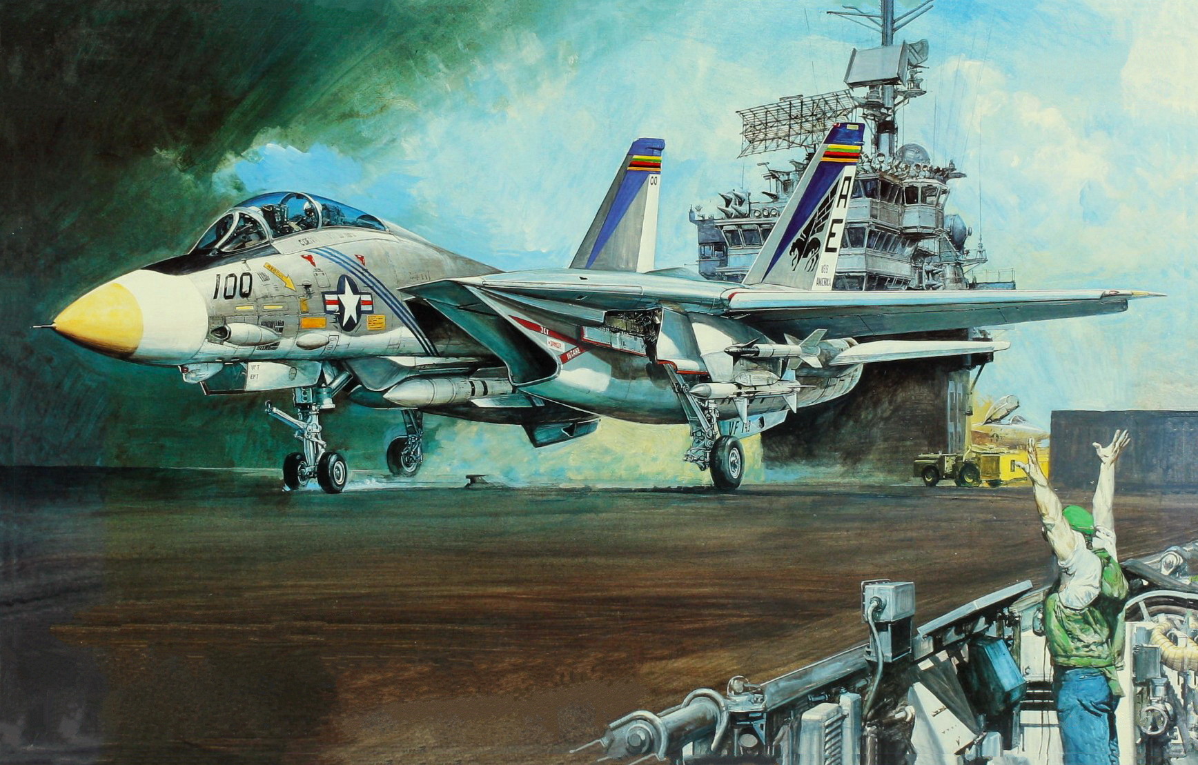 рисунок Grumman F-14A Tomcat