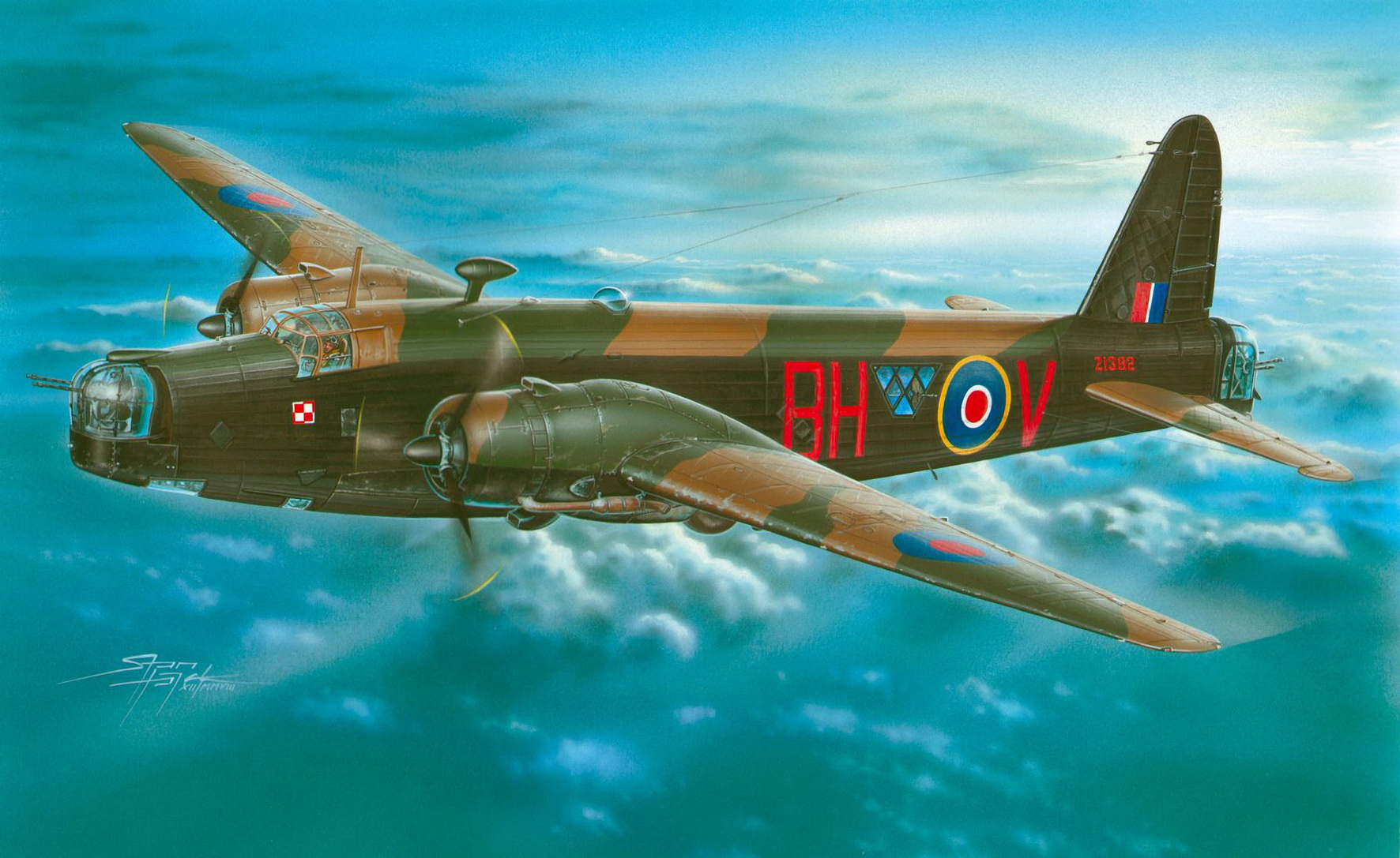 рисунок Vickers Wellington Mk.IV