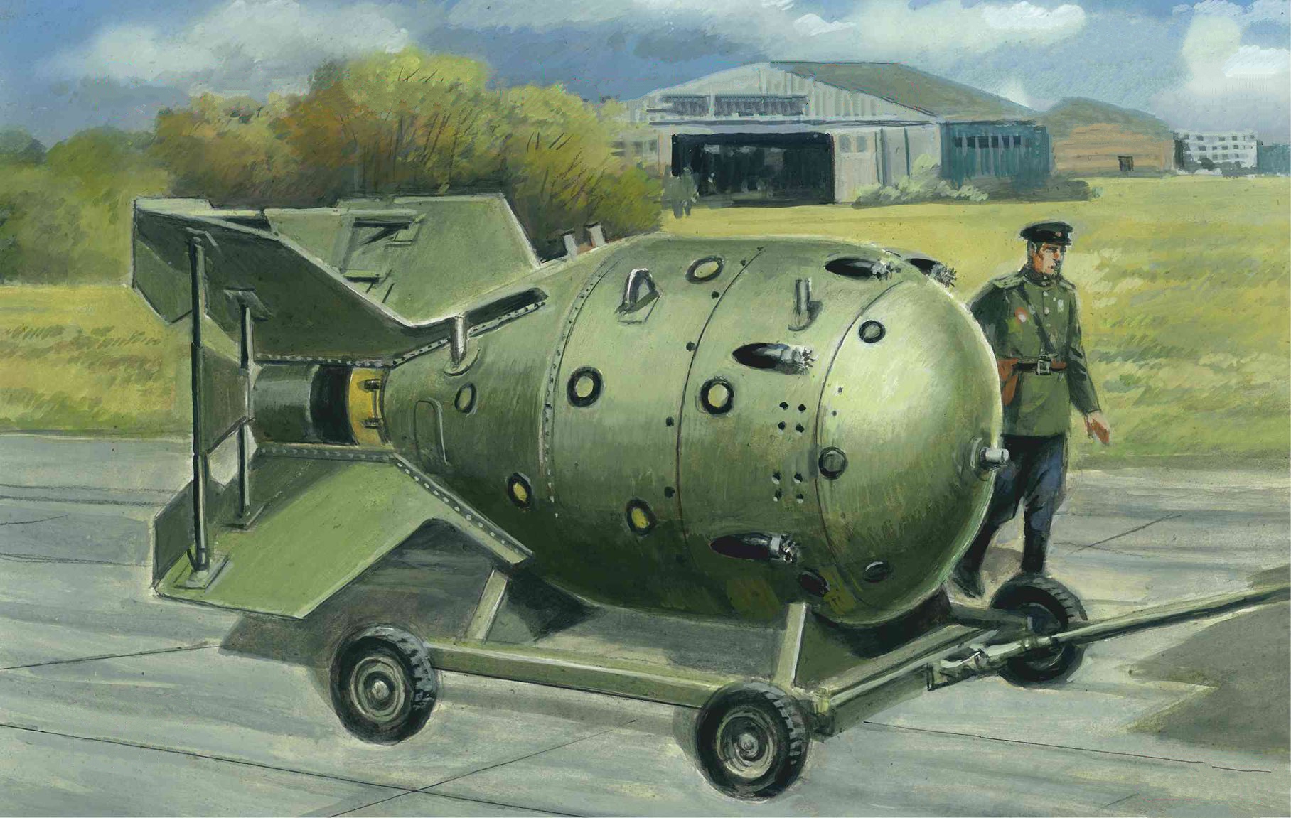 рисунок RDS-3 Soviet Atomic Bomb