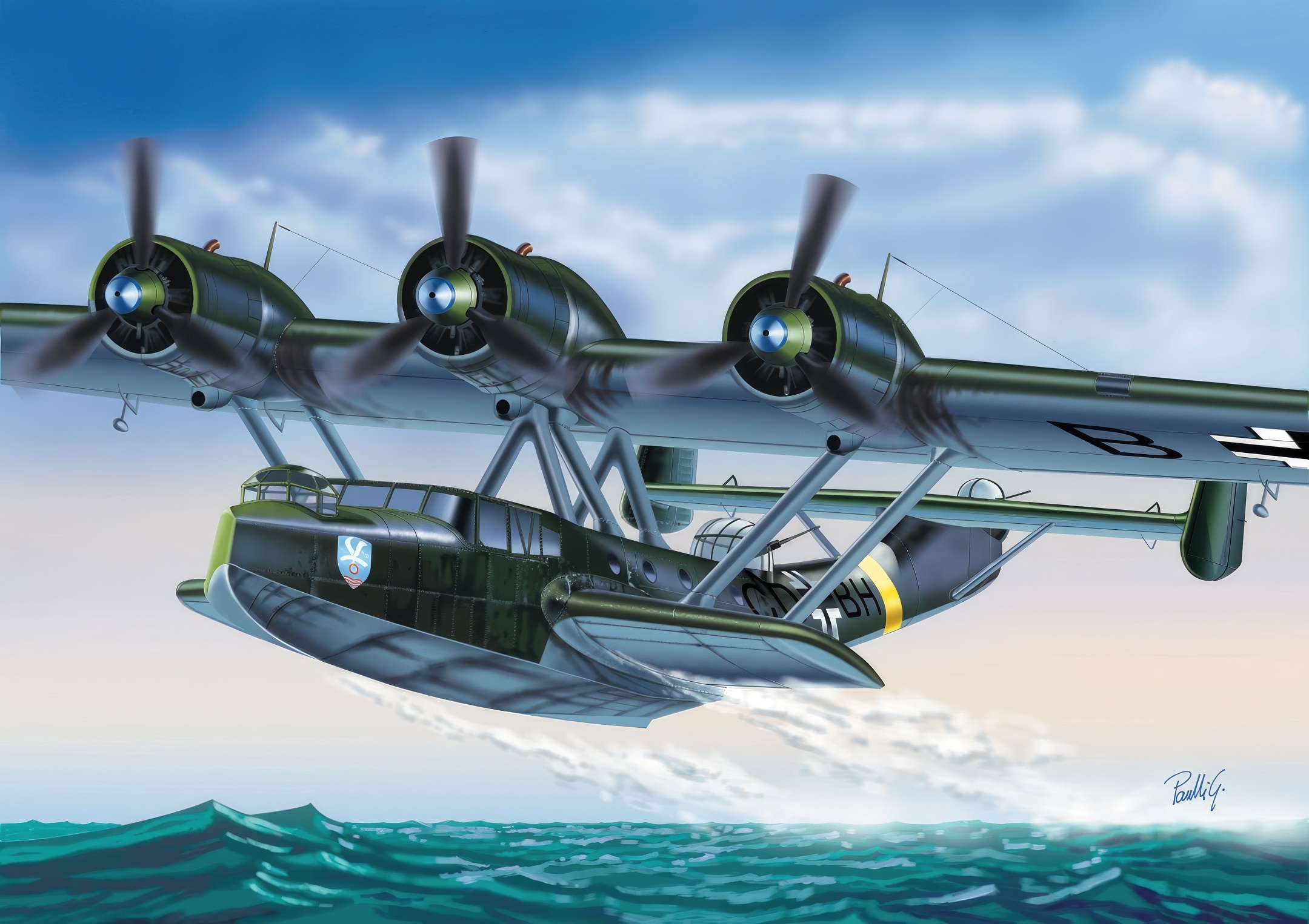 рисунок Dornier Do-24T Reconnaisance Seaplane
