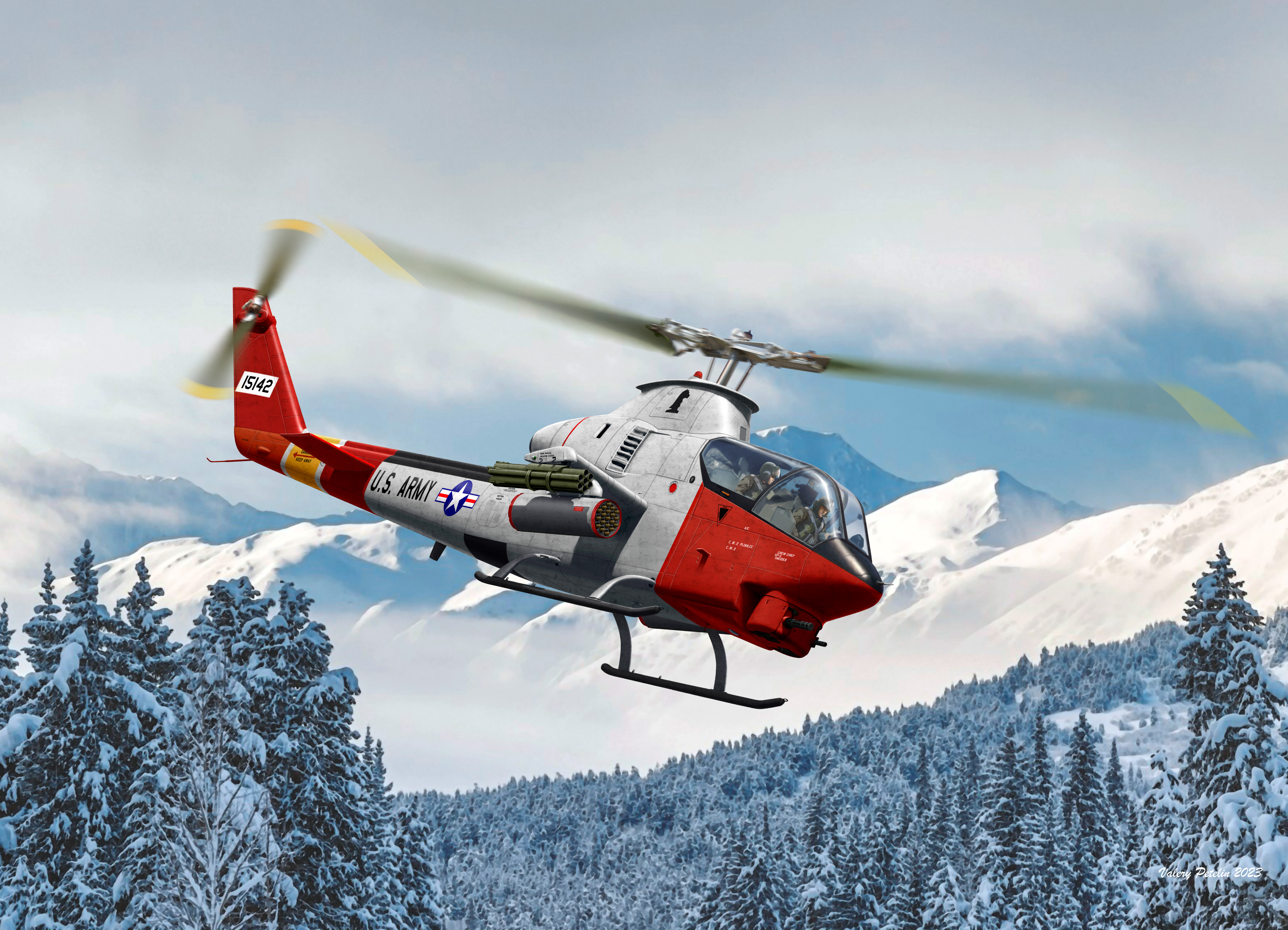 рисунок AH-1G Arctic Cobra