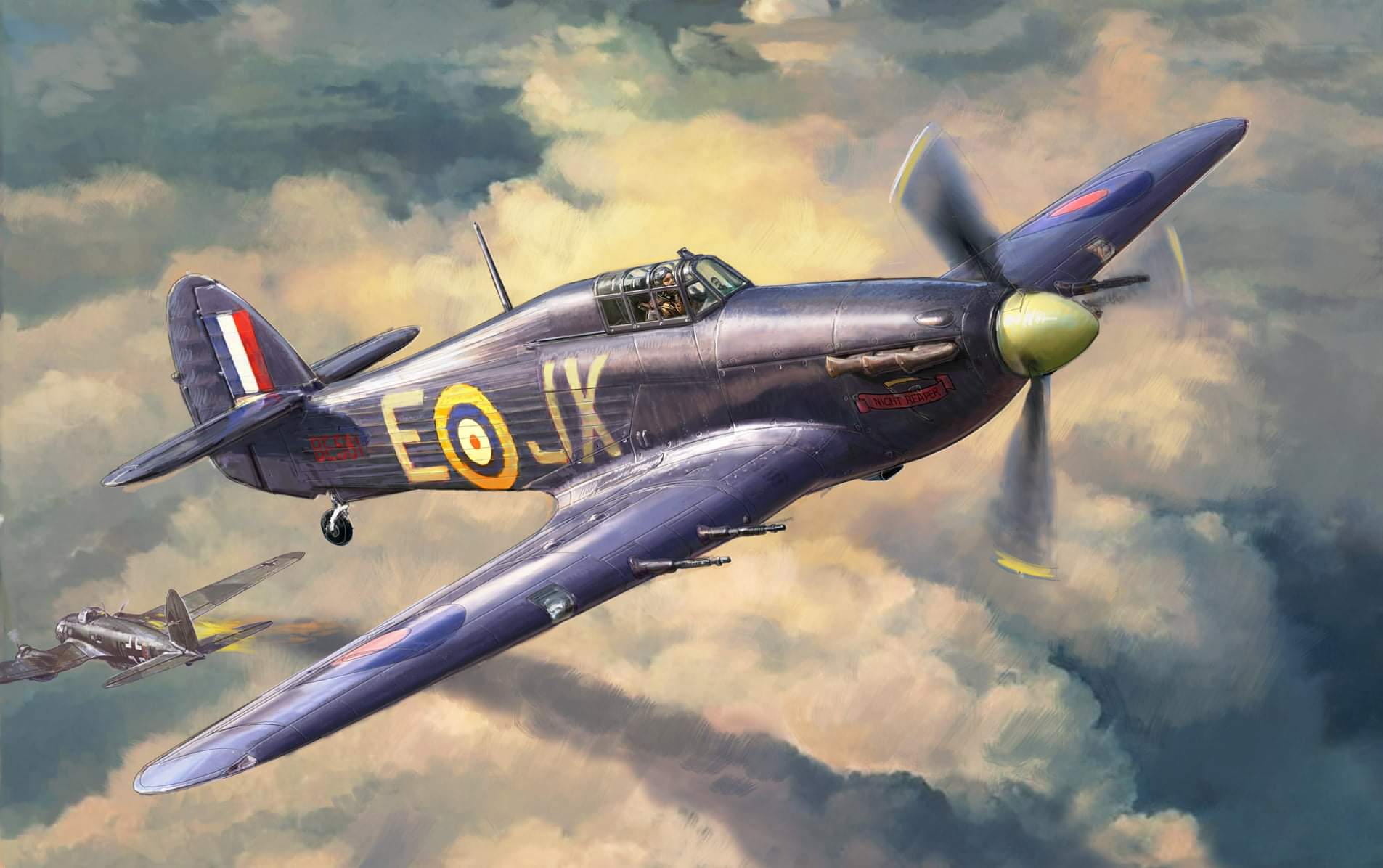 рисунок Hawker Hurricane Mk.IIC