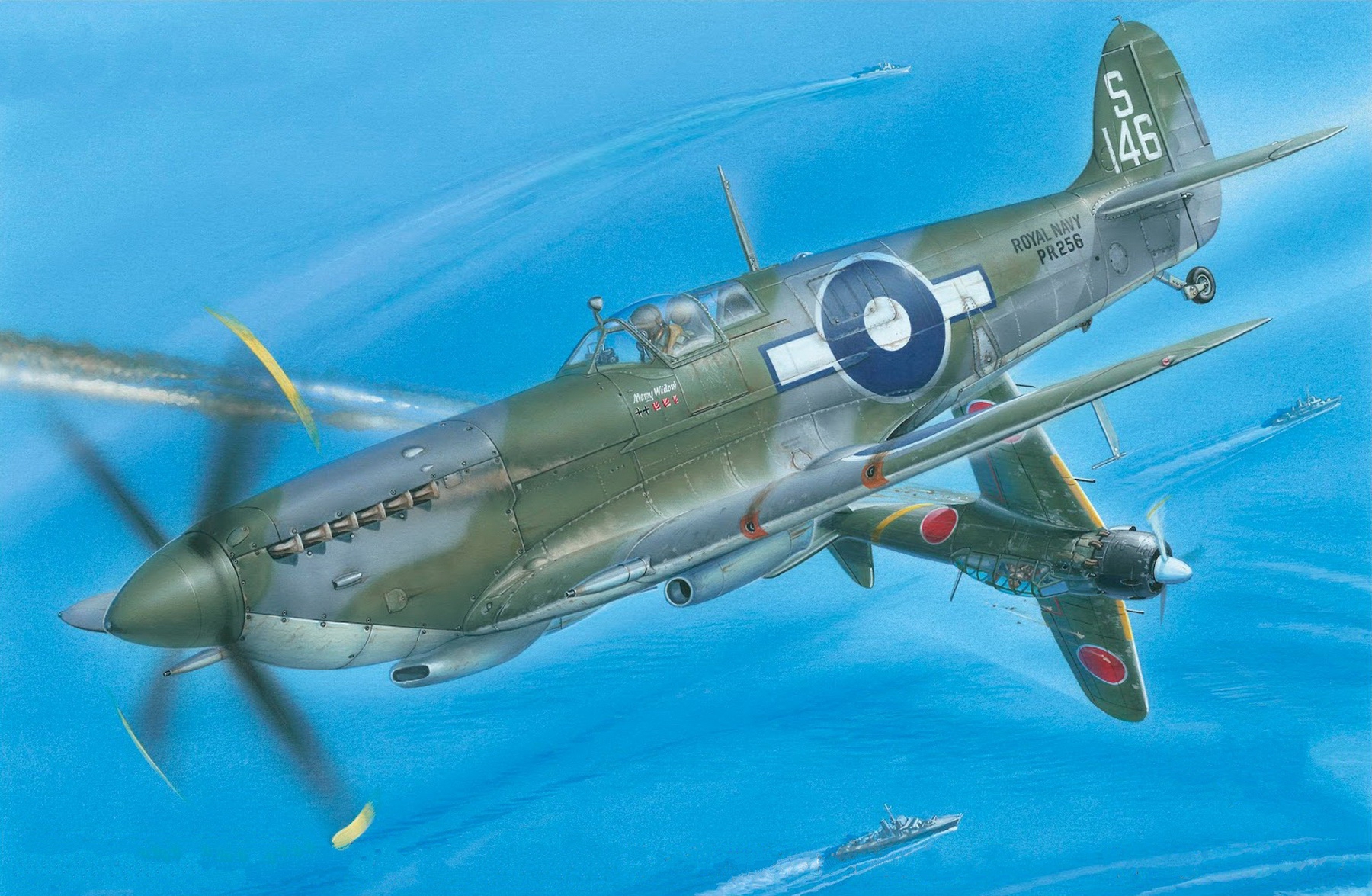 рисунок Supermarine Seafire Mk.III