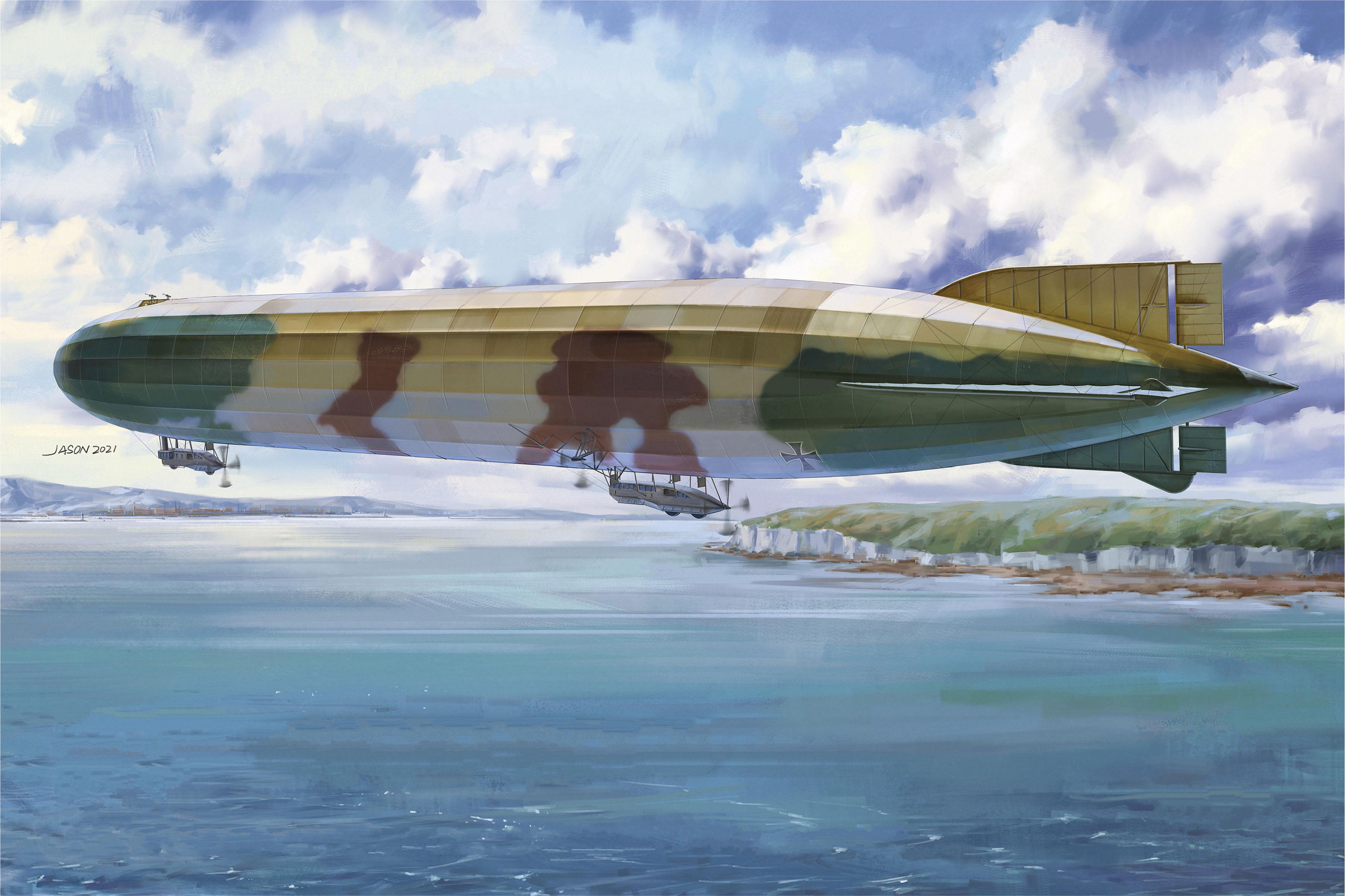 рисунок Zeppelin Q Class Airship
