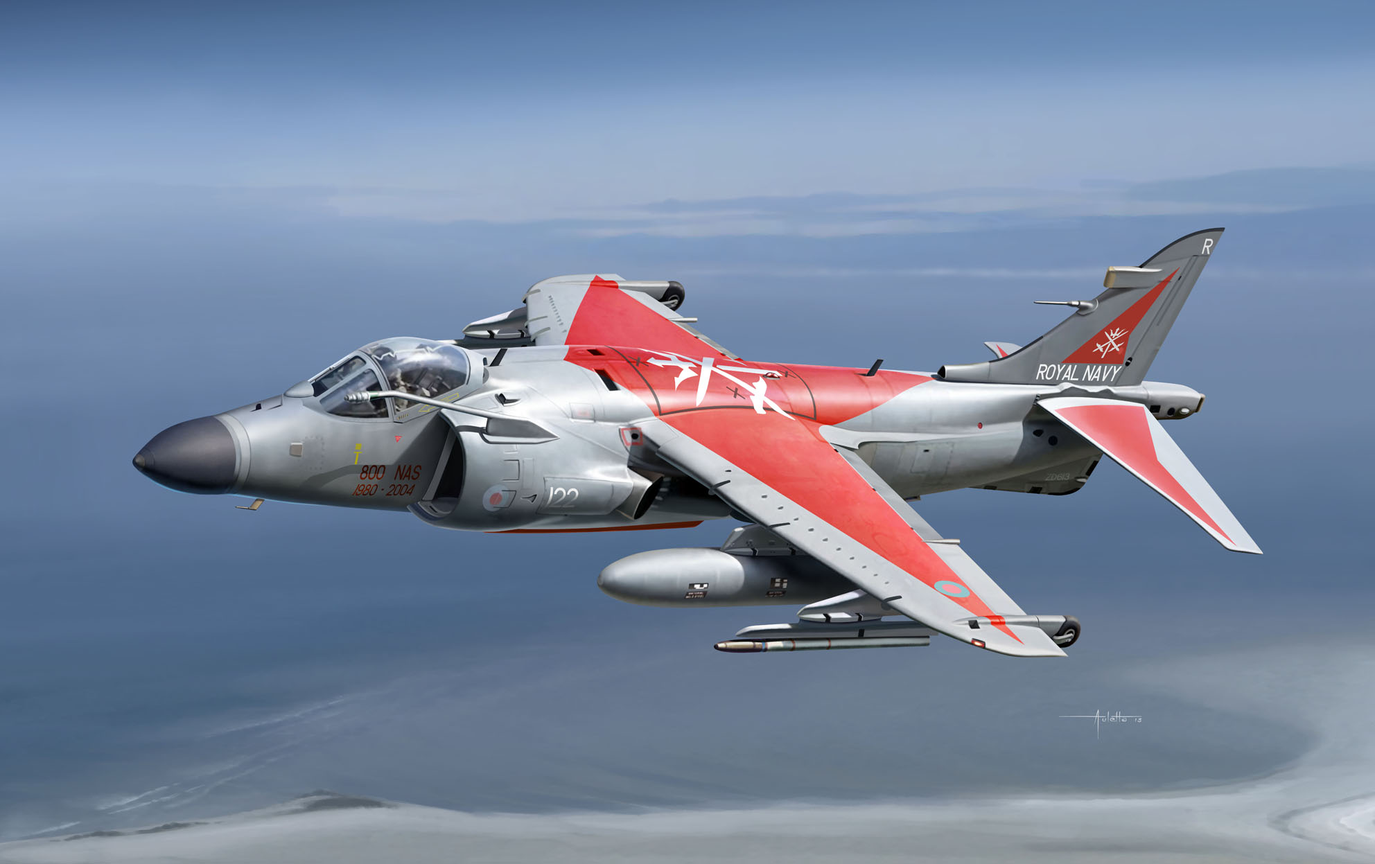 рисунок Sea Harrier FA2