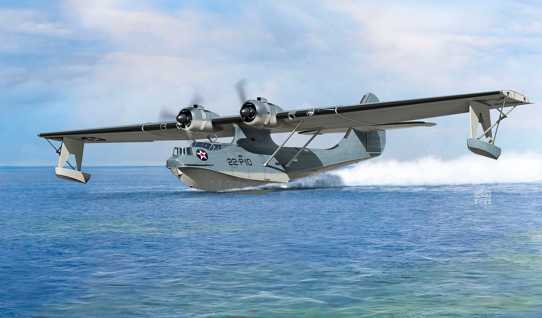 рисунок Consolidated PBY-3 Catalina