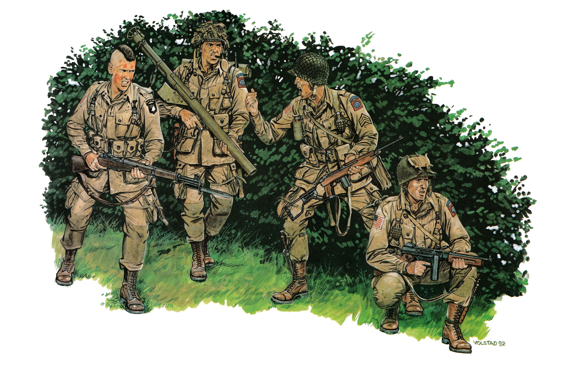 рисунок US Army Airborne (Normandy 1944)