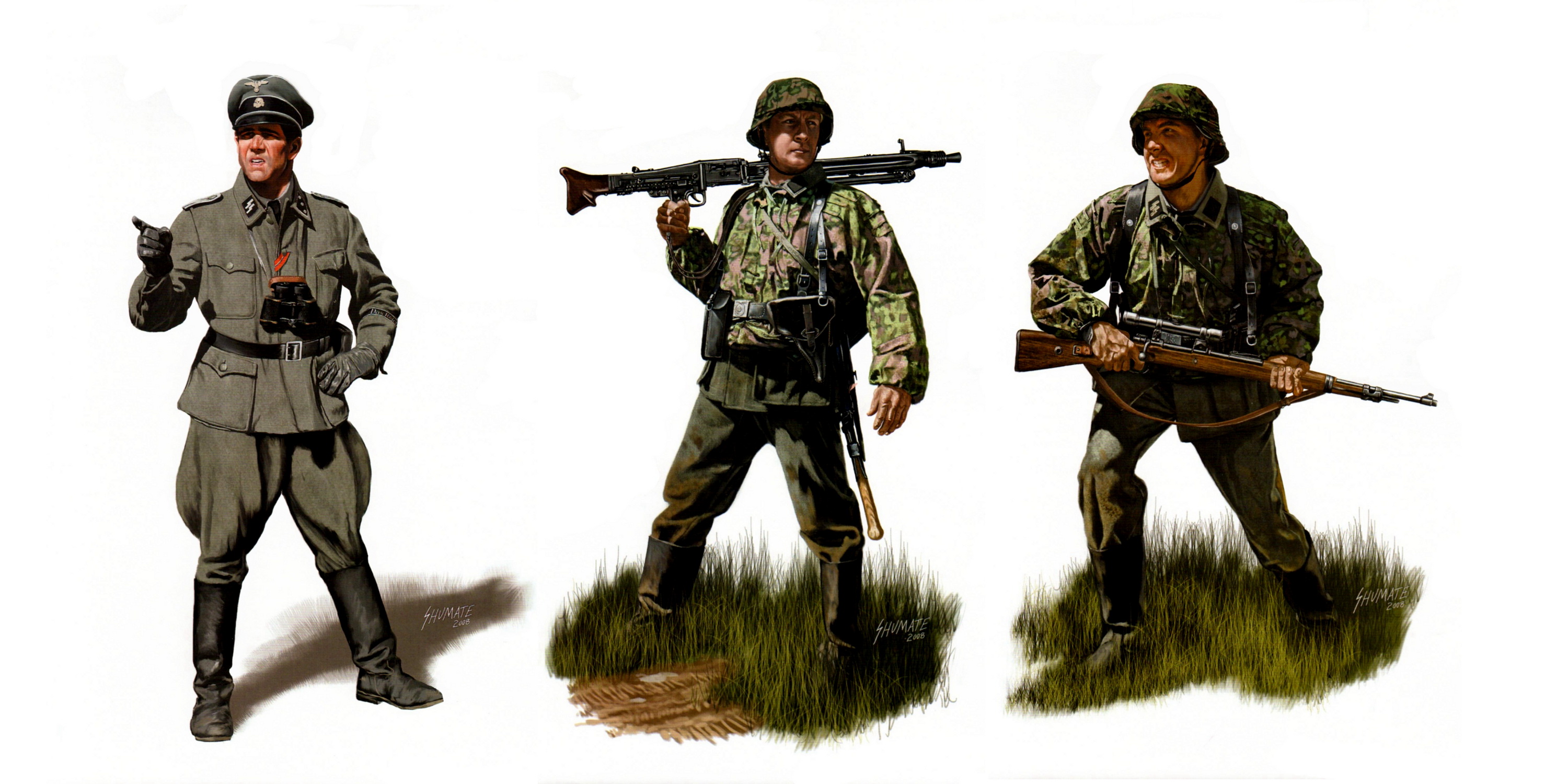 рисунок Waffen SS