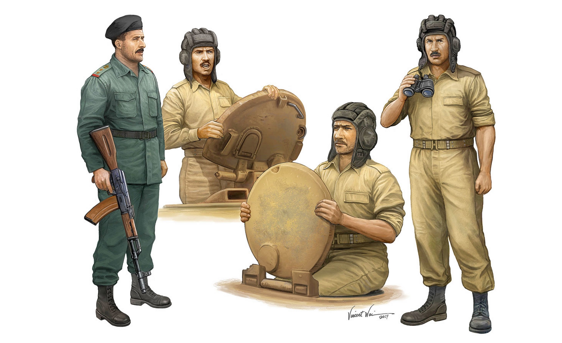 рисунок Iraqi Tank Crew