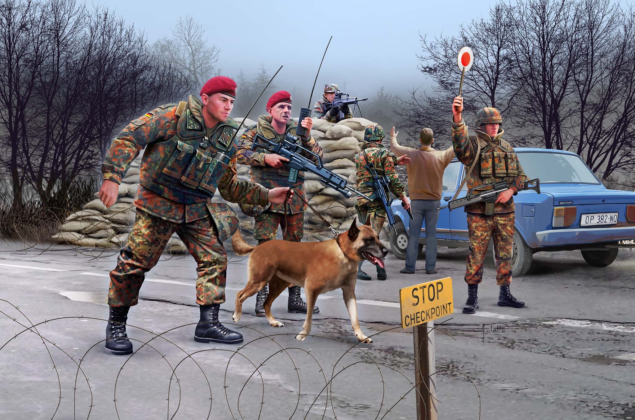 рисунок German Army Crisis Reaction Forces