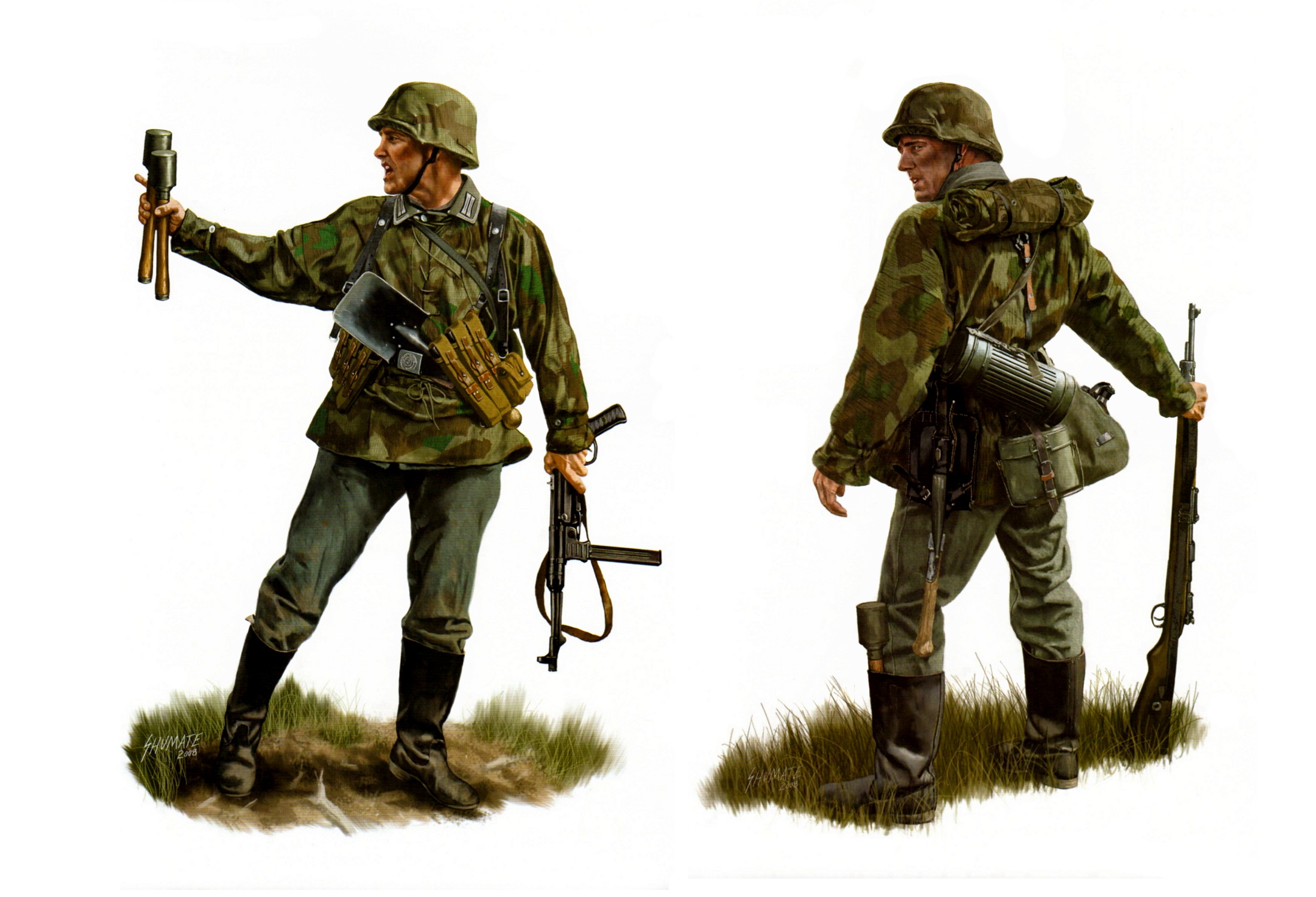 рисунок German Infantry