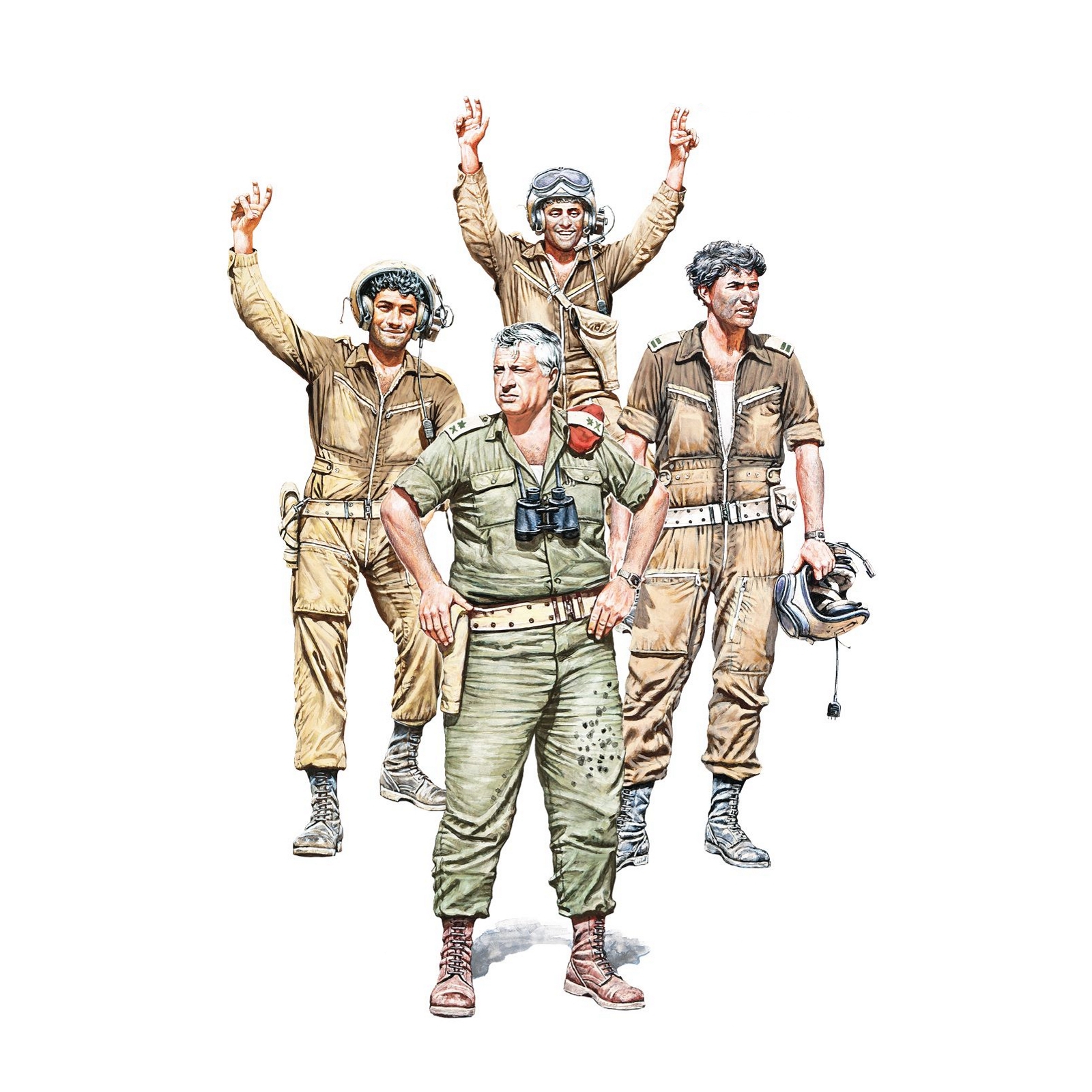 рисунок Israeli Tank Crew Yom Kippur War