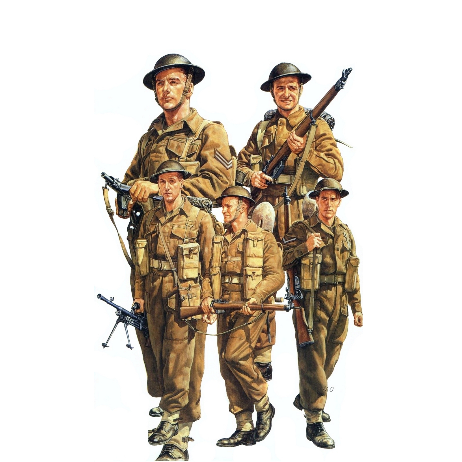 рисунок British Infantry On Patrol