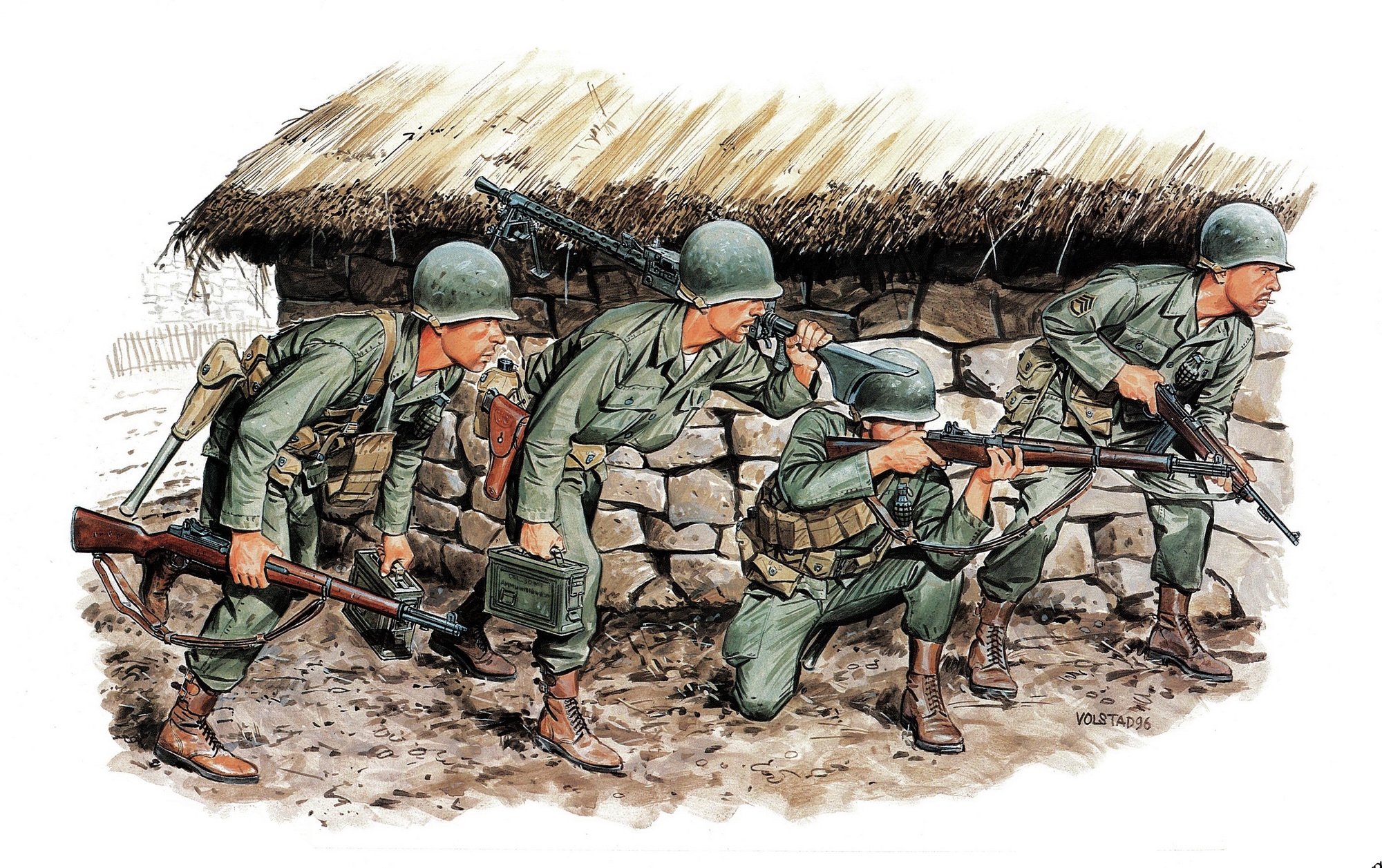 рисунок G.I. (Pusan Perimeter 1950)