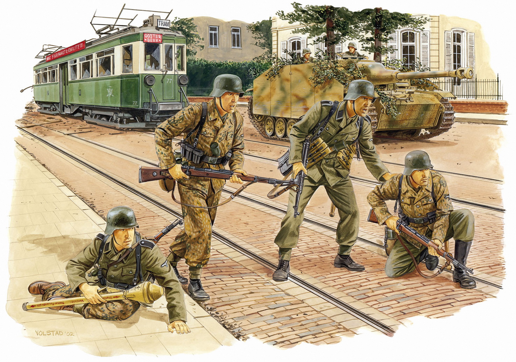 рисунок Panzergrenadiers Arnhem 1944