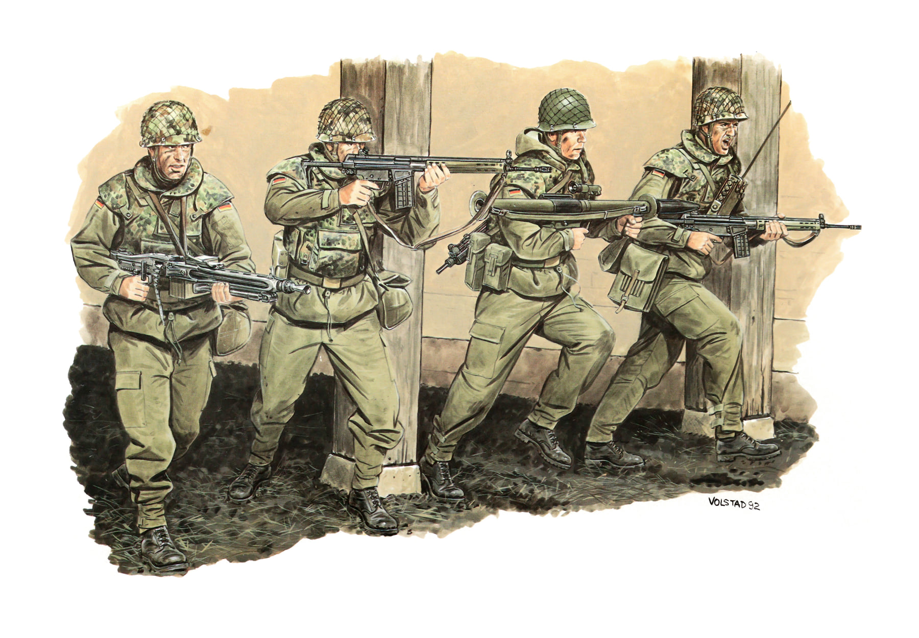 рисунок German Paratroopers