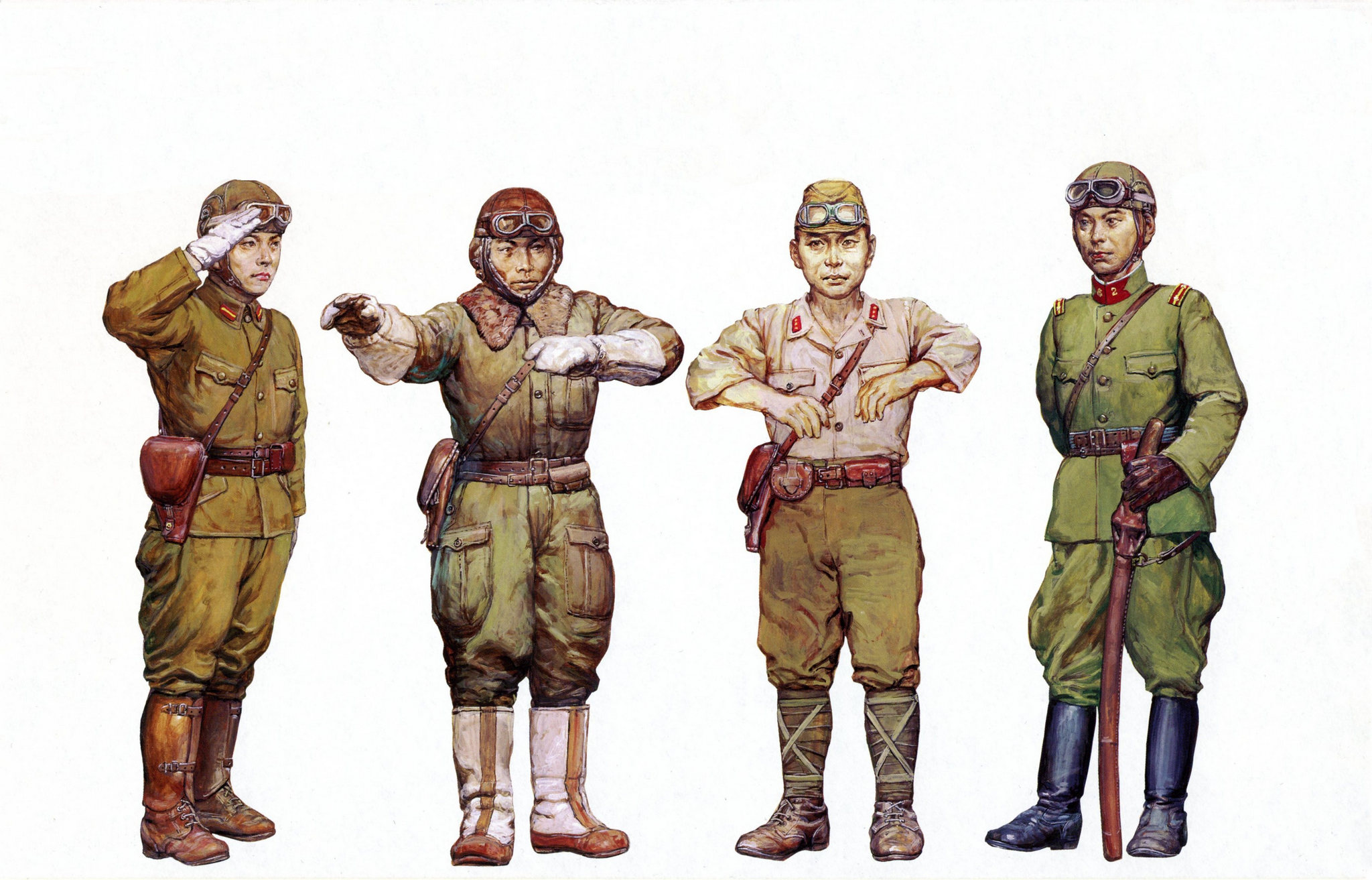 рисунок японские танкисты