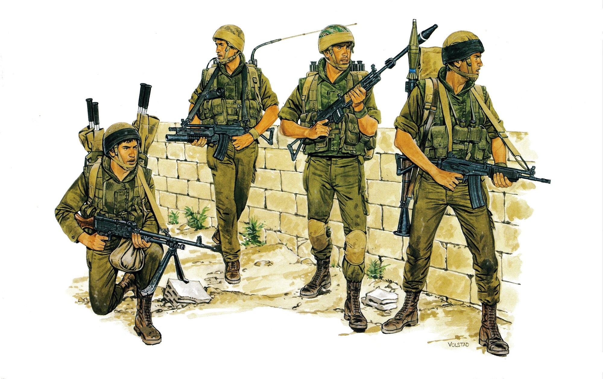 рисунок Israeli Paratroopers