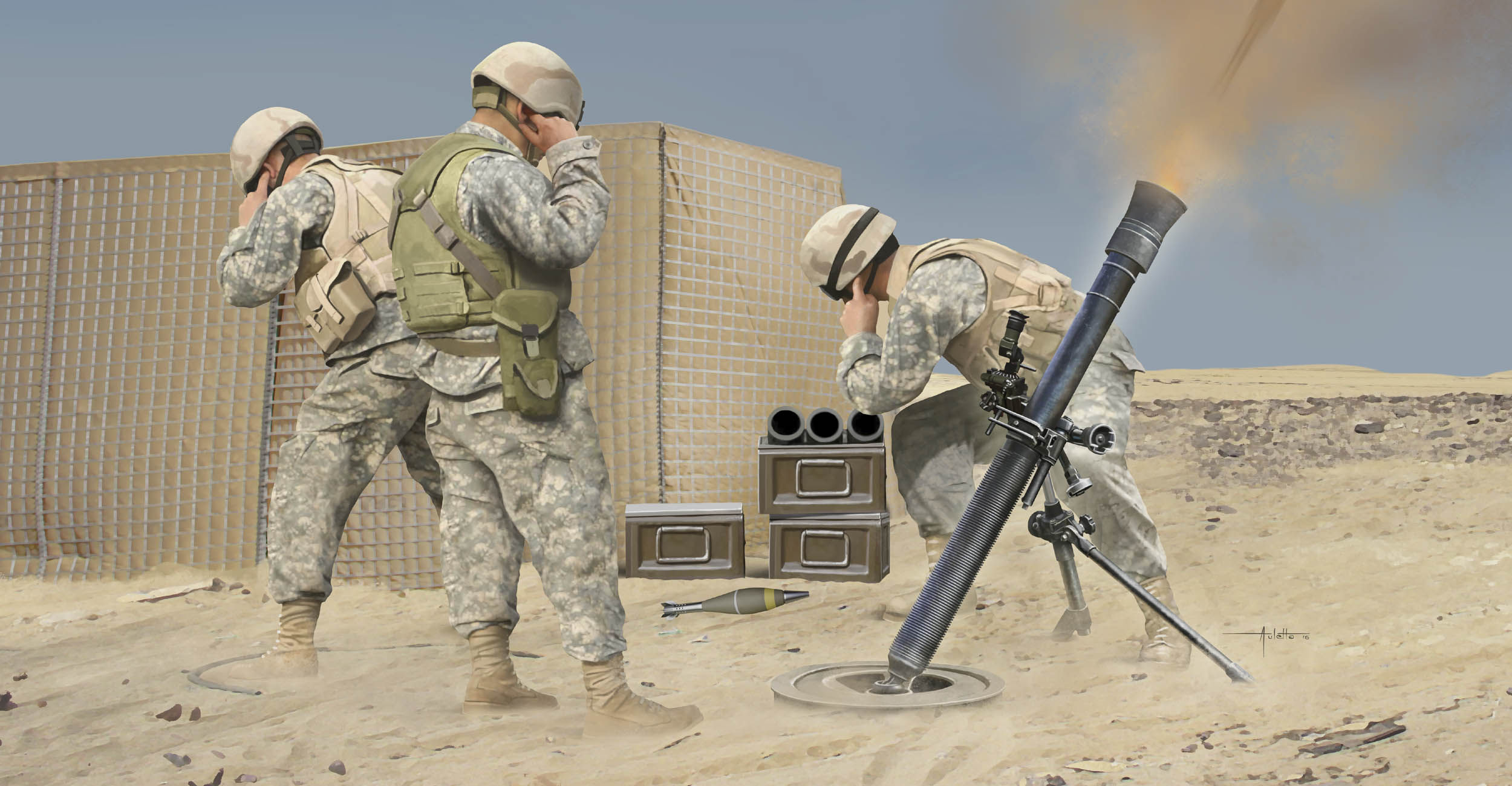 рисунок M252 Mortar