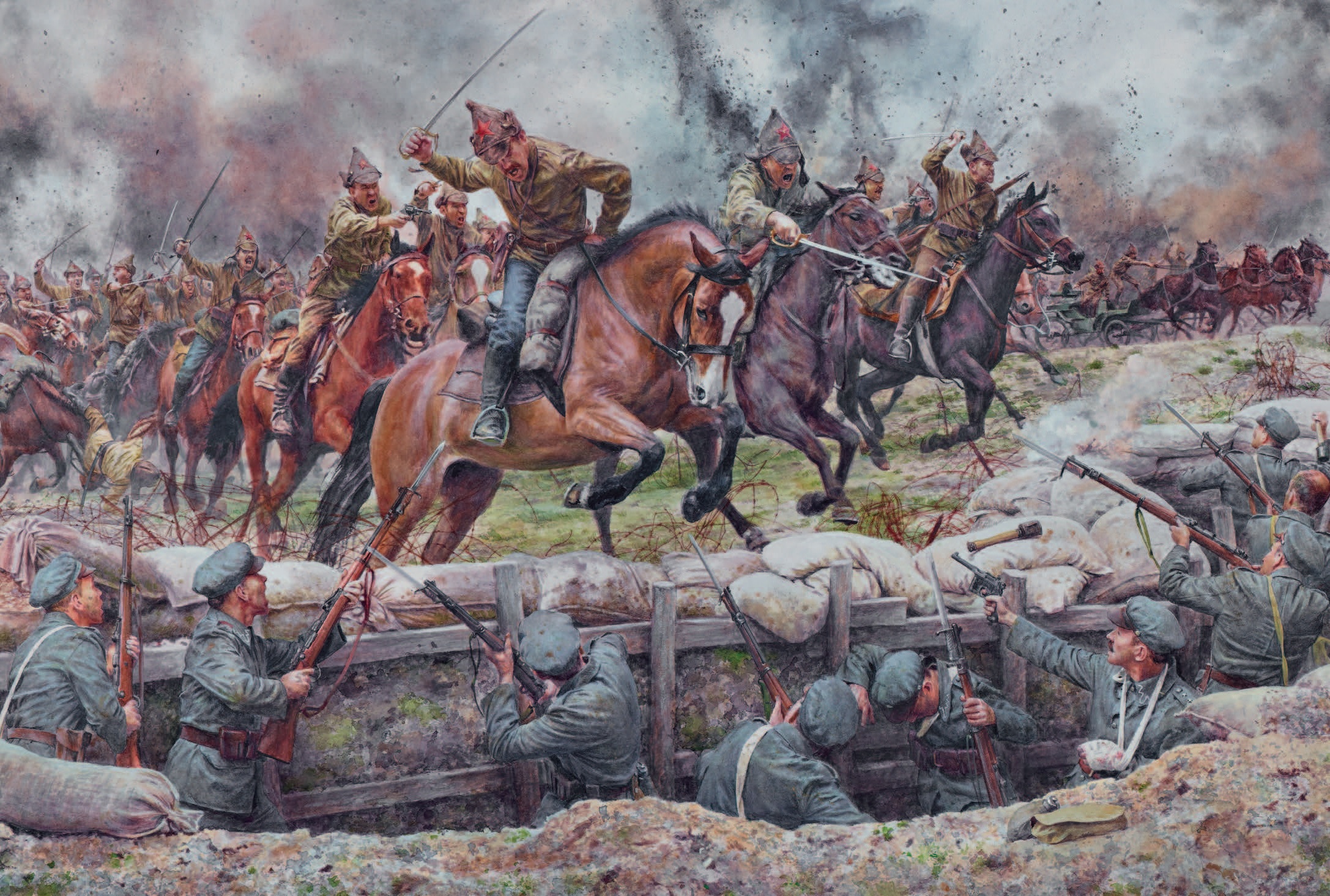 рисунок Прорыв Первой Конной Армии, май 1920