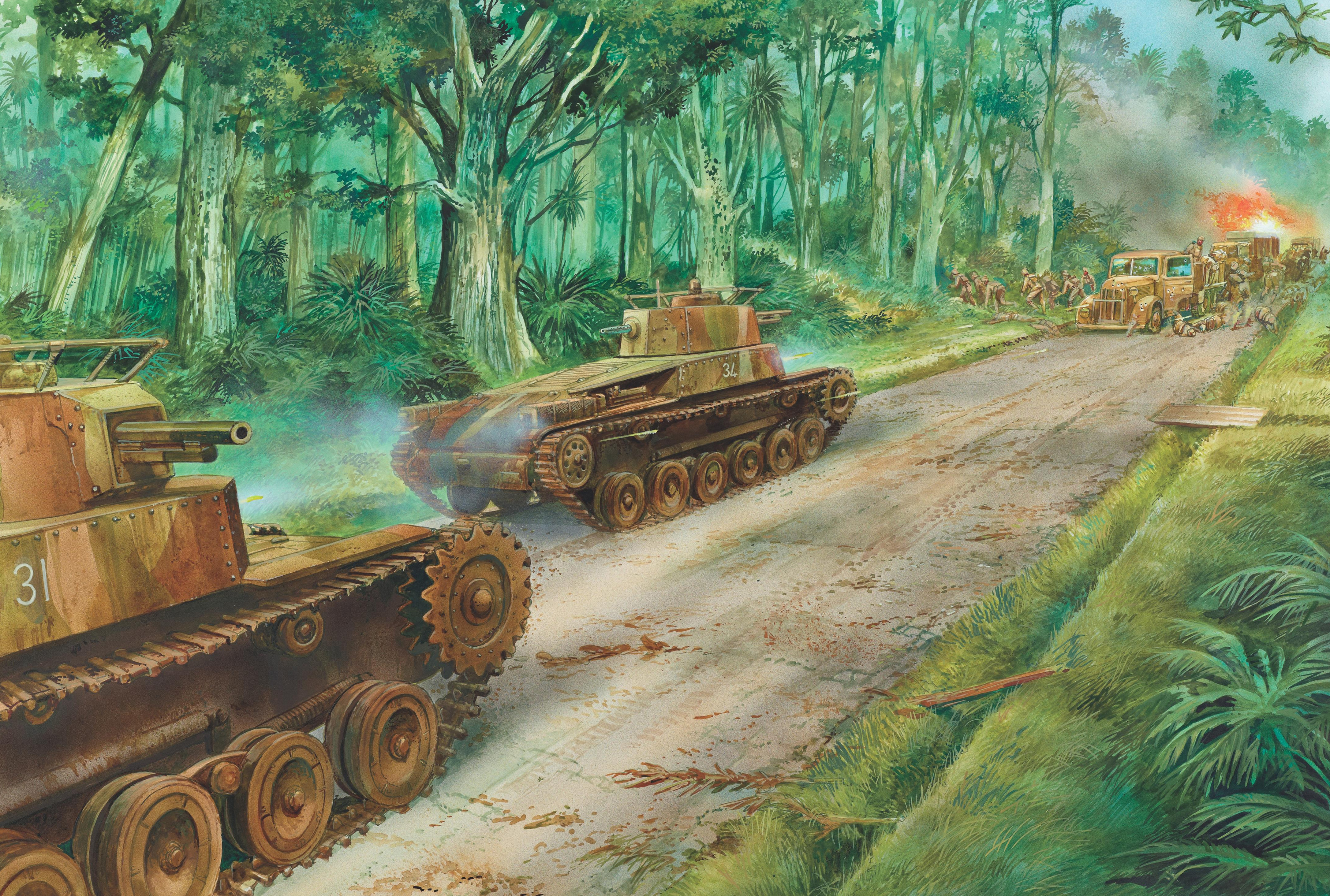 рисунок The Battle of Jitra 1941