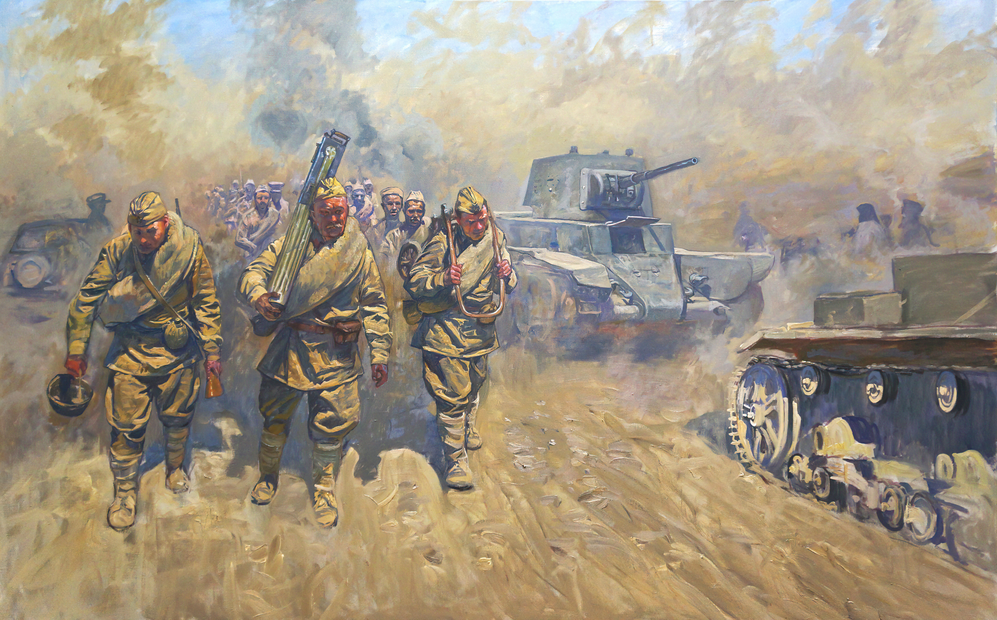 рисунок советские войска, лето 1941