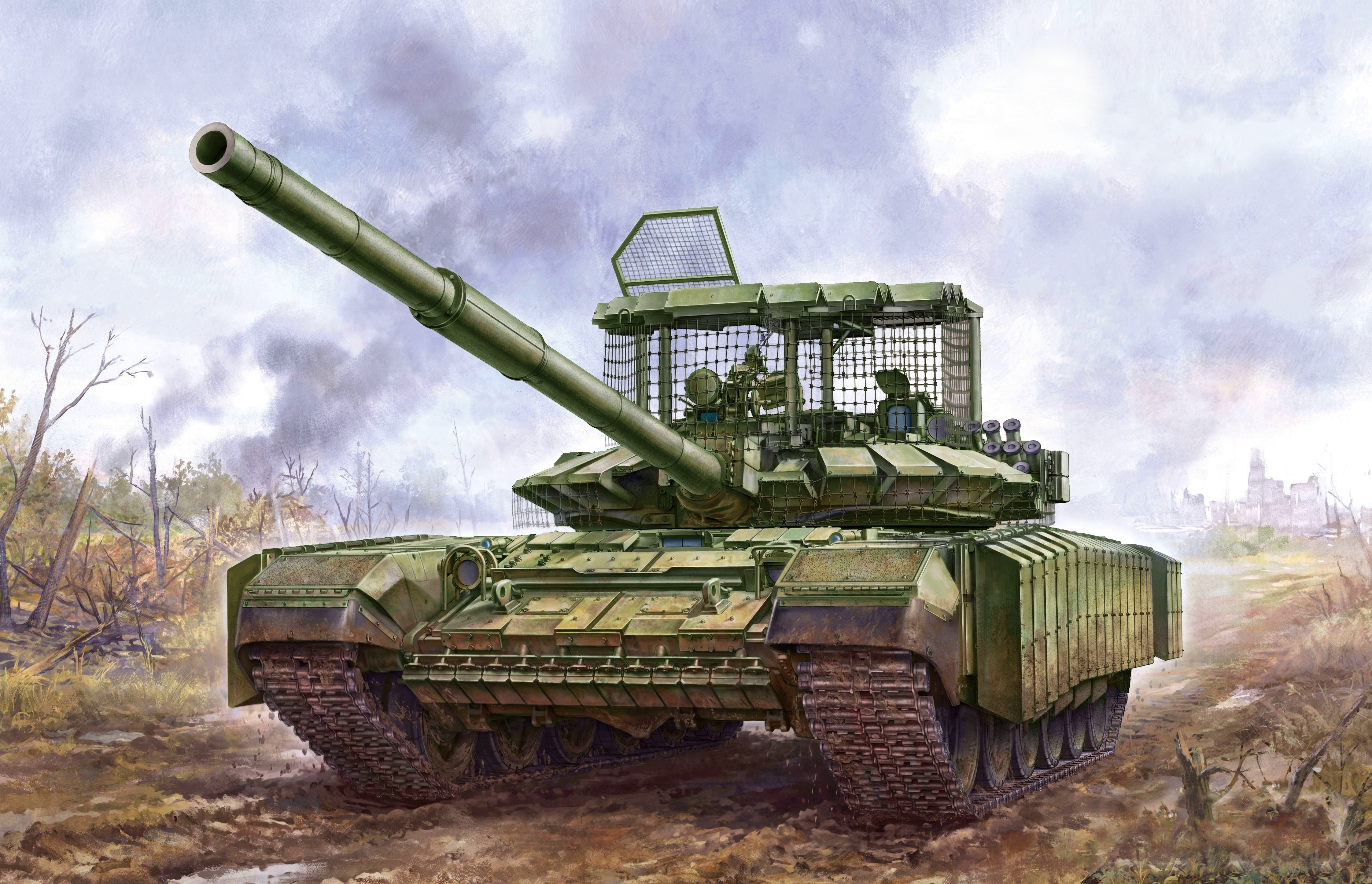 Russian Main Battle Tank T-72B3M (Mod.2022) (Бронетехника)