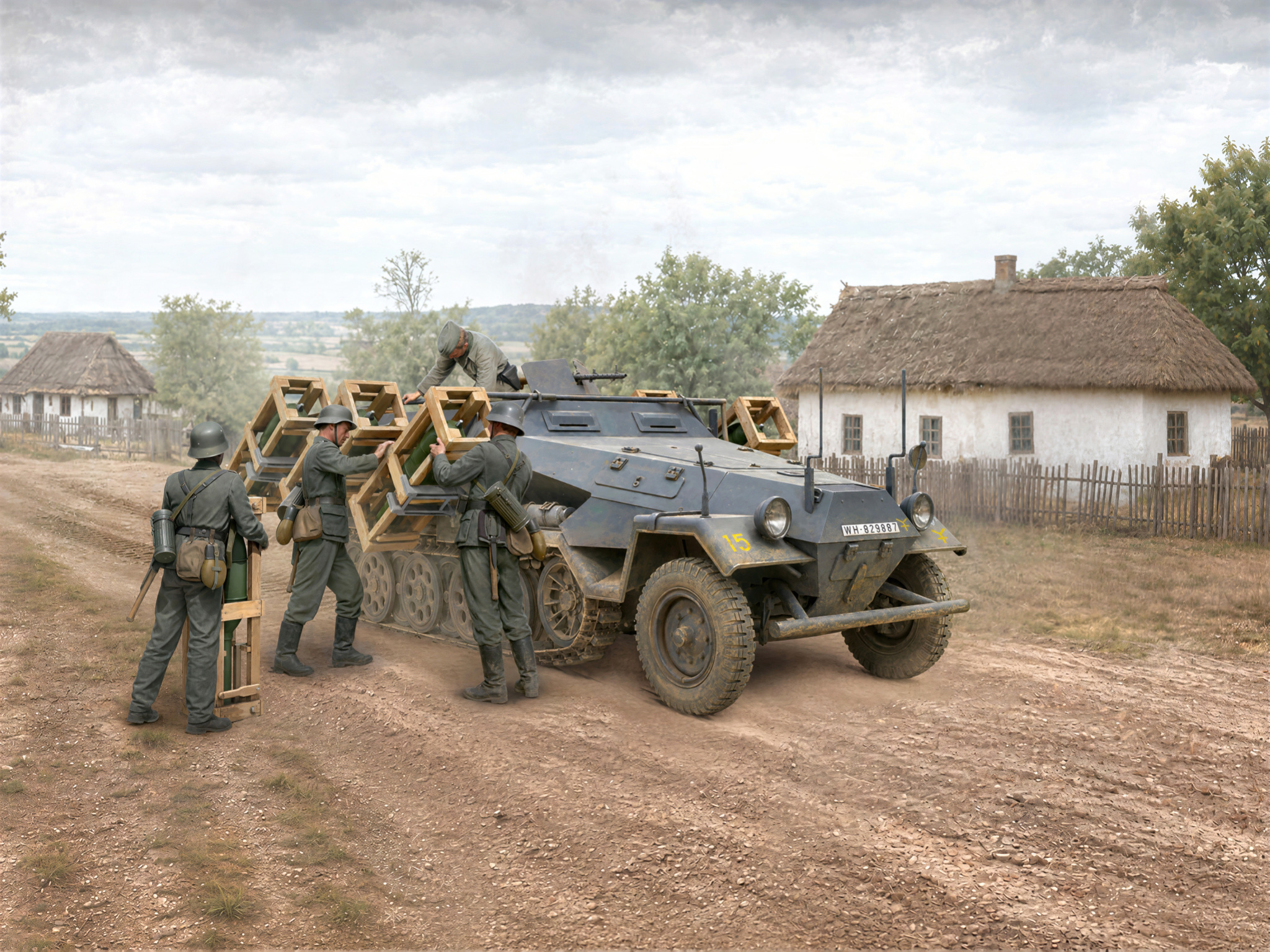 Stuka zu Fus with Crew (Бронетехника)