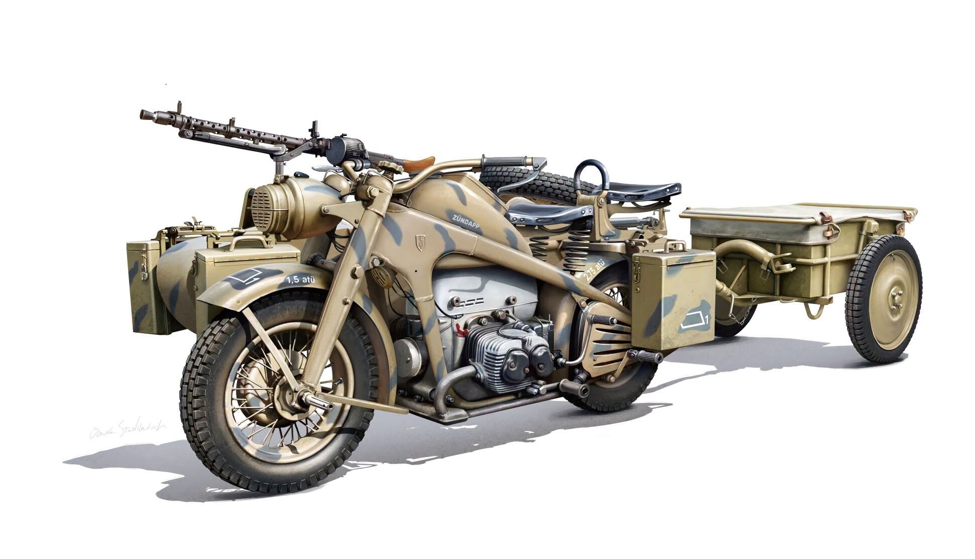 German KS750 Motorcycle (Бронетехника)