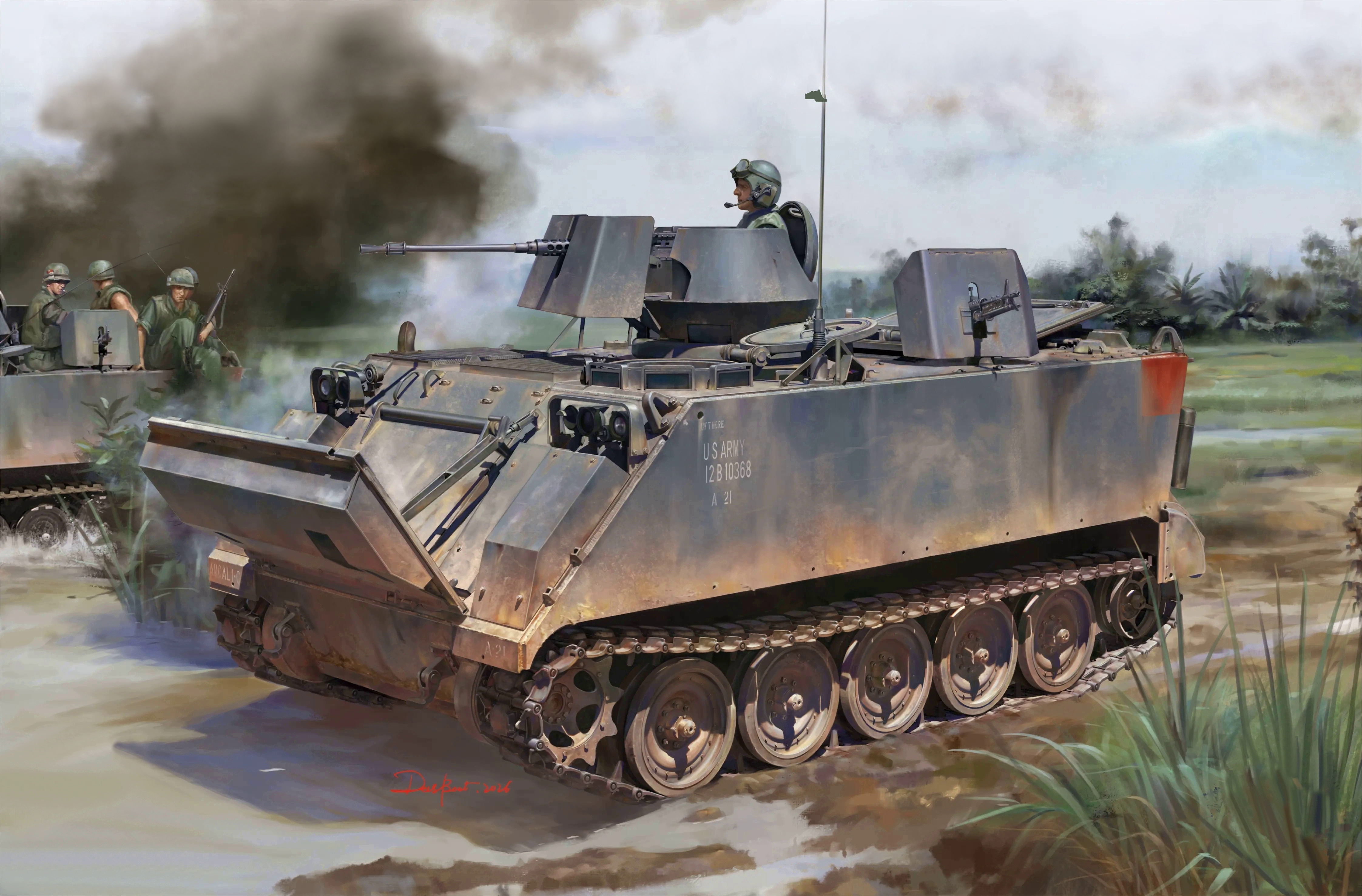M113A1 ACAV Armored Personnel Carrier (Бронетехника)