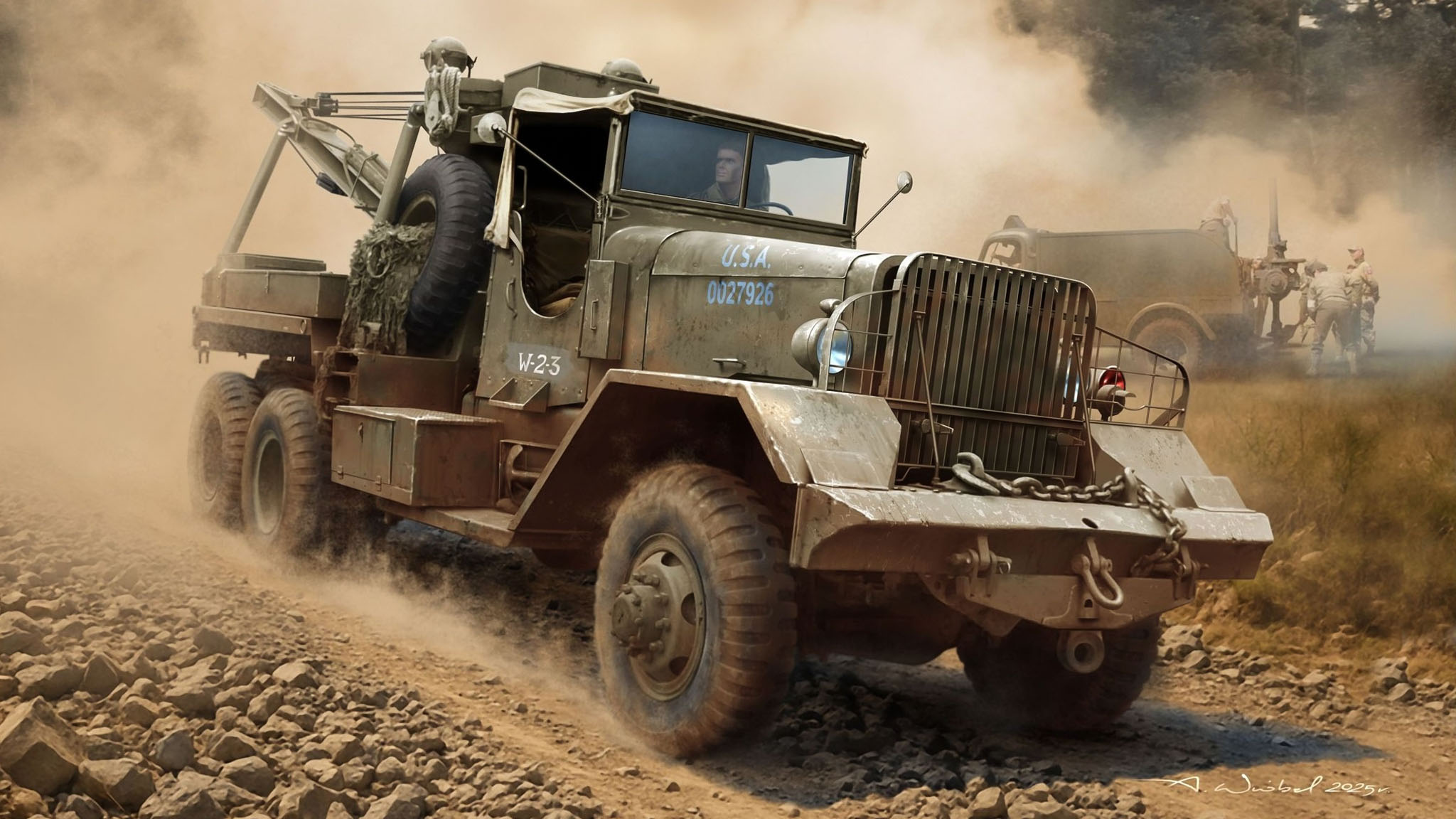 US Heavy Wrecker Kenworth Model 573