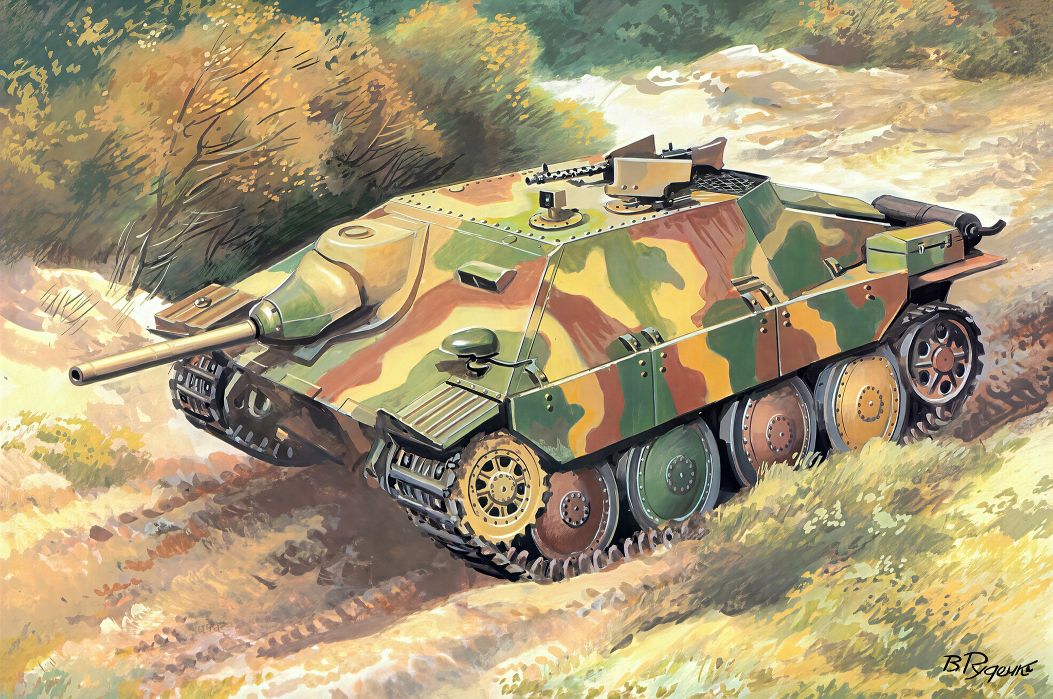Hetzer-Starr tank hunter (Бронетехника)