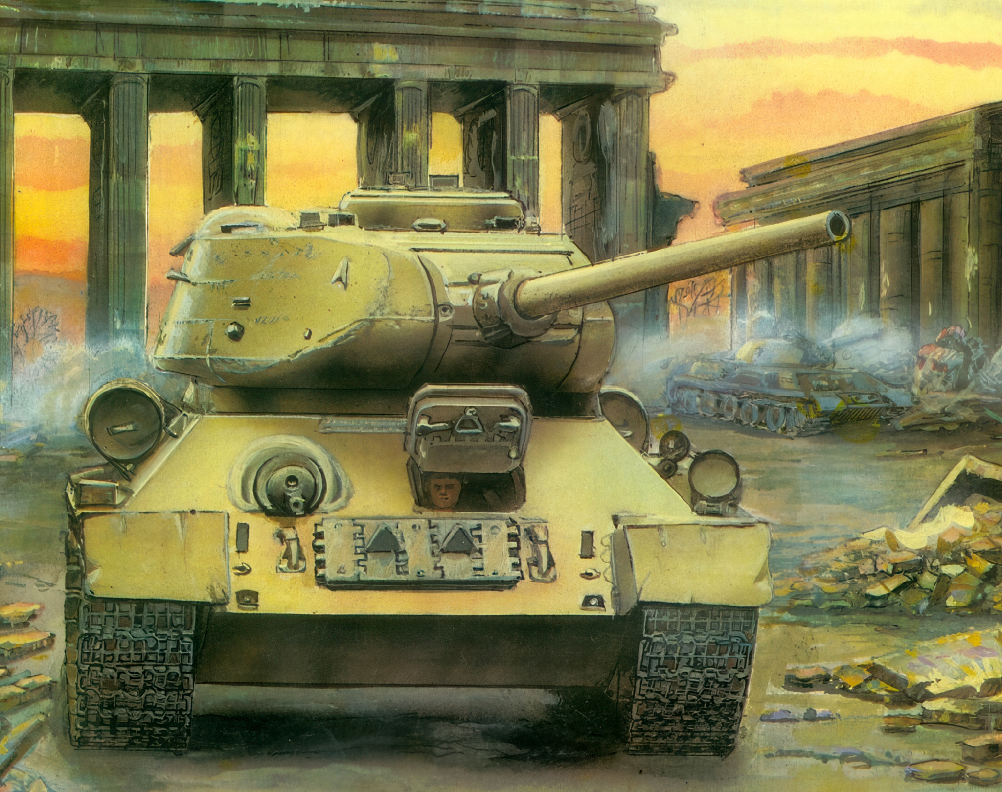 Т-34-85 в Берлине