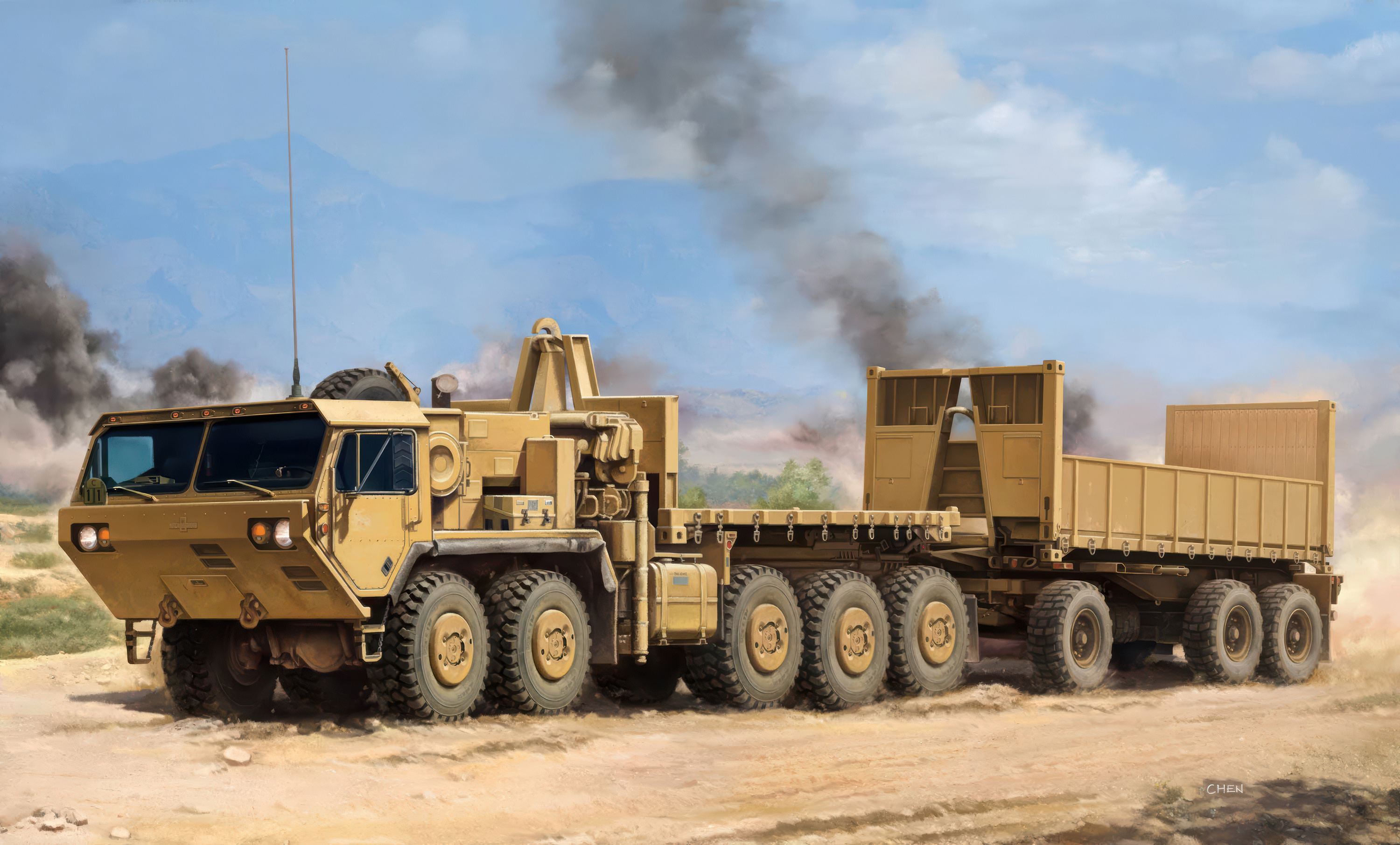 M1074 HEMTT PLS w/ M1076