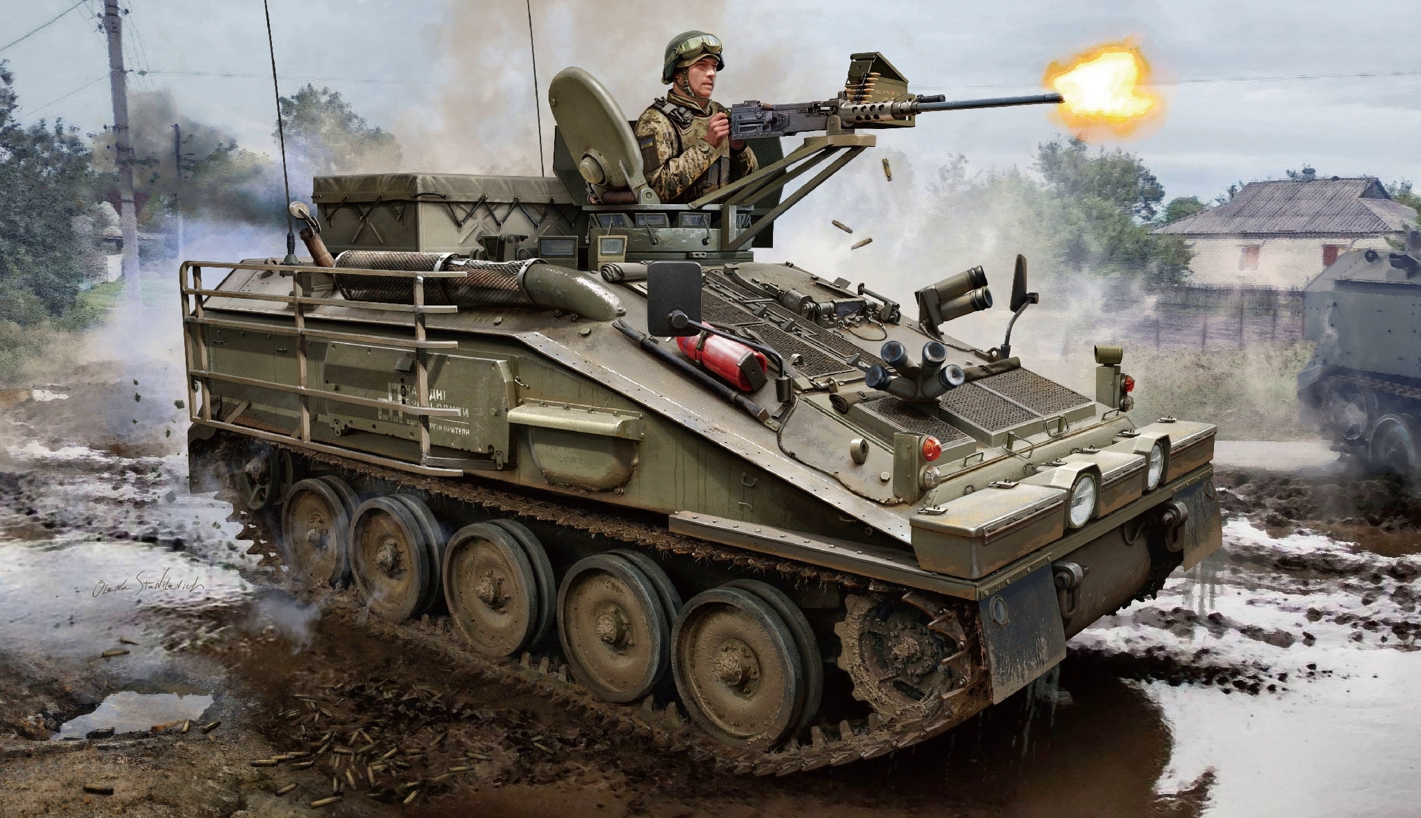 Ukrainian FV103 CVR(T) Spartan APC